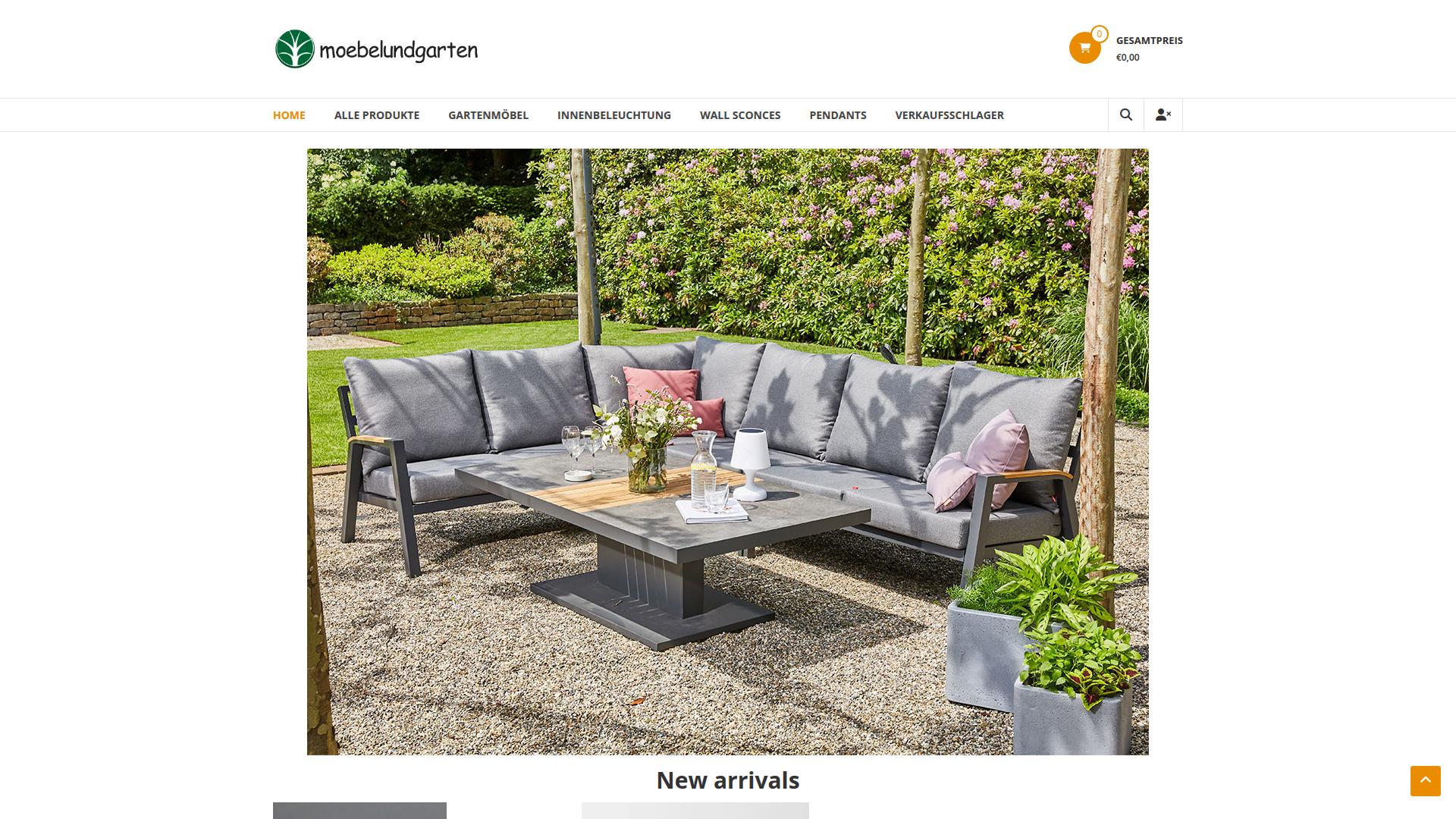 Screenshot moebelundgarten.com