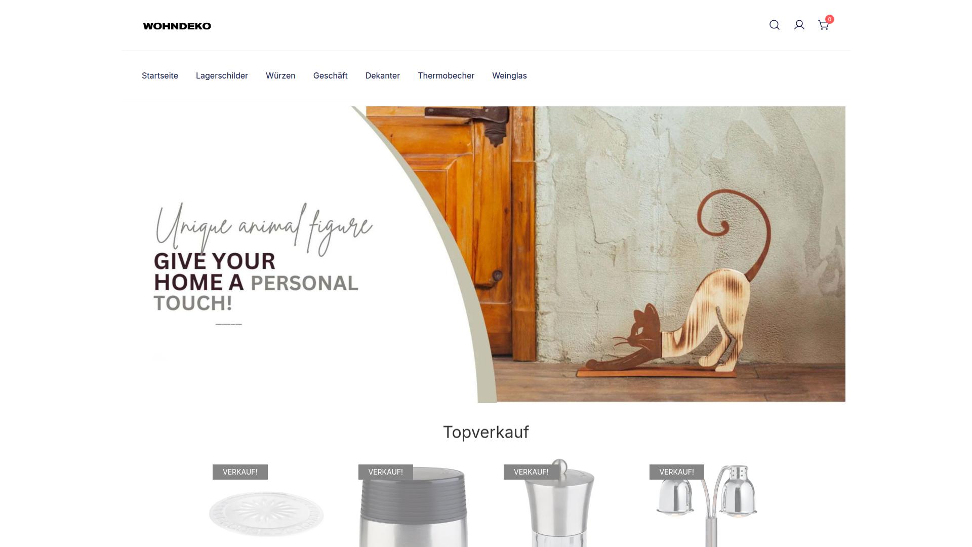 Screenshot nachhaltigewohndeko.com