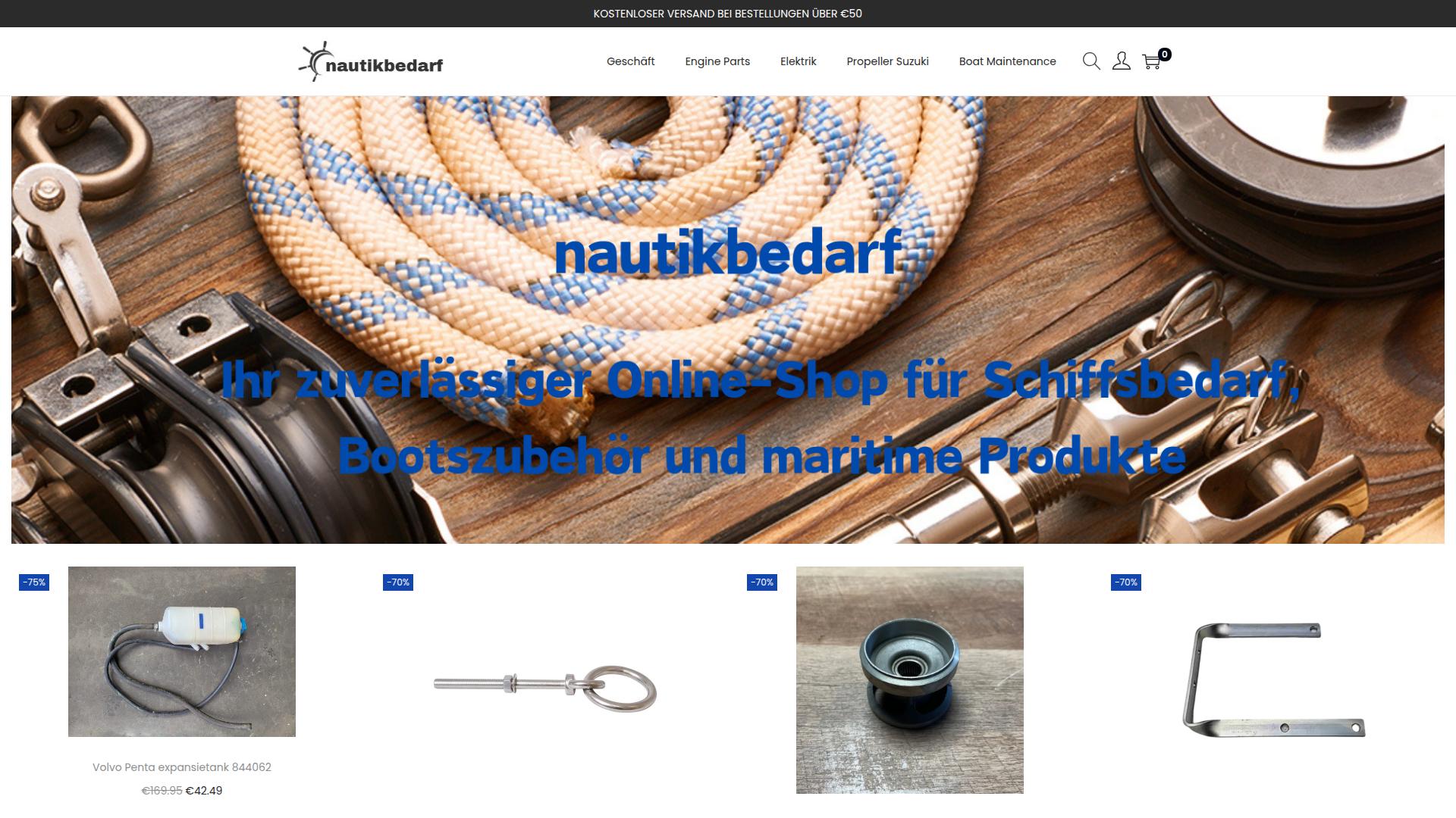 Screenshot nautikbedarf.com