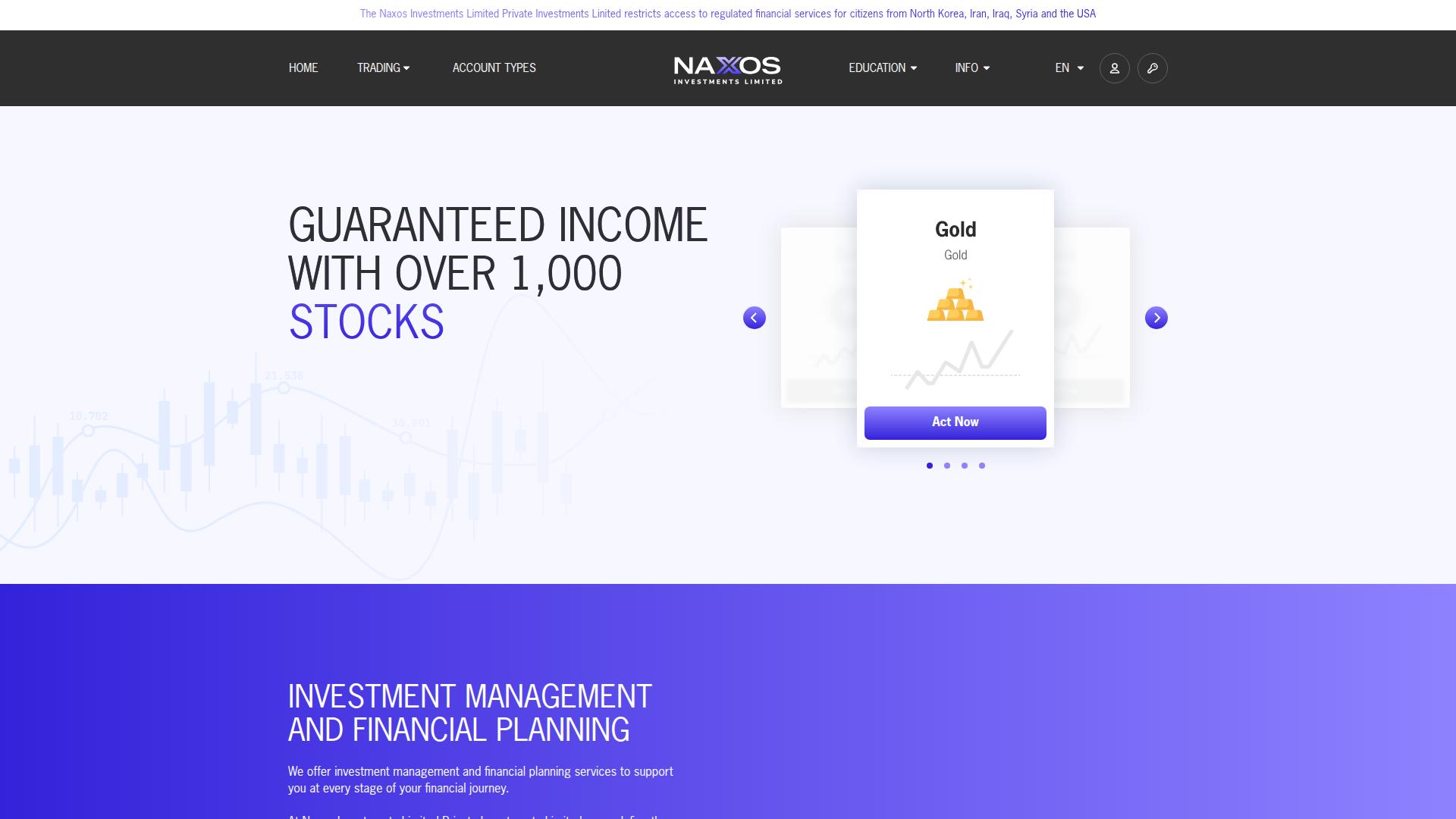 Screenshot naxinv.com