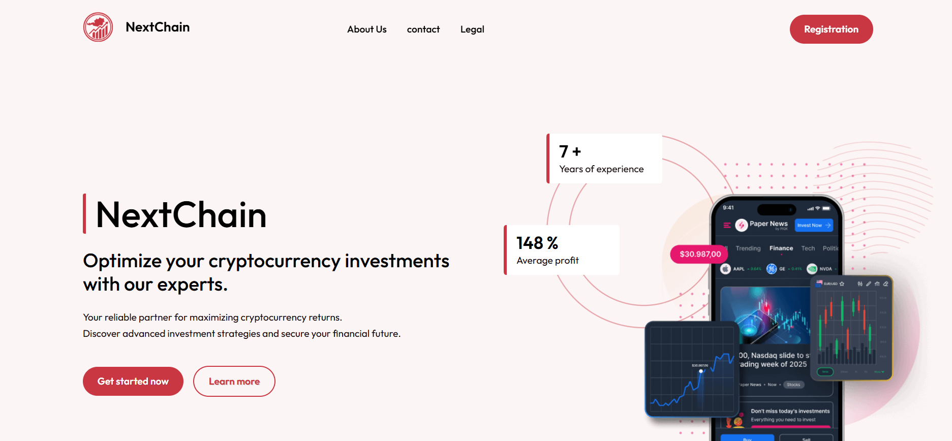 Screenshot nextchain.at