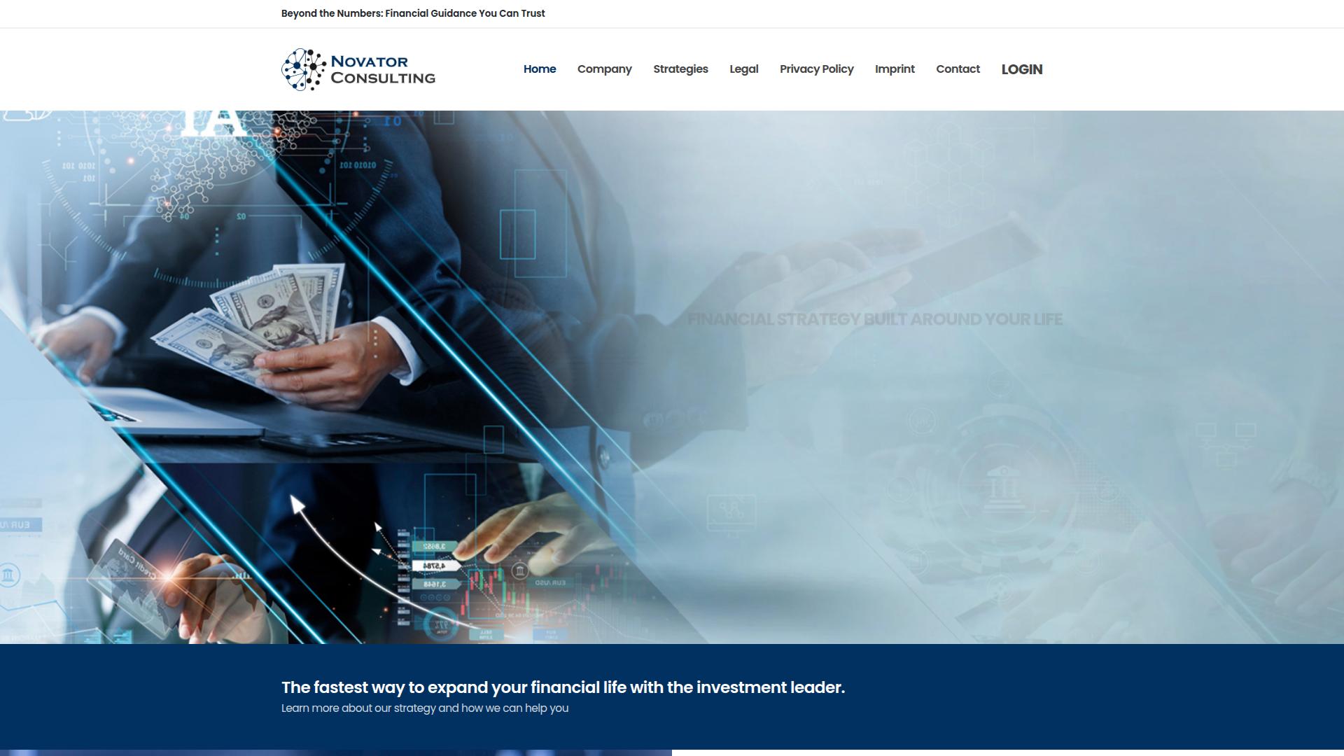 Screenshot novator-consulting.com