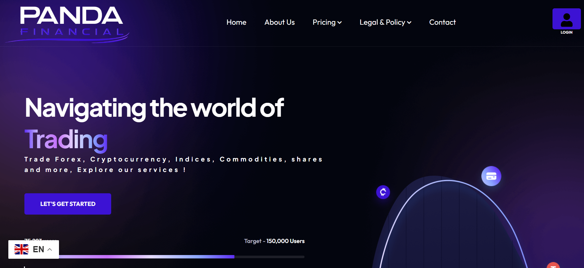 Screenshot panda-financial.com