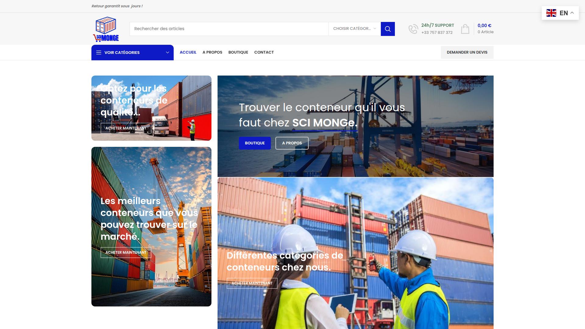 Screenshot scimonge.com