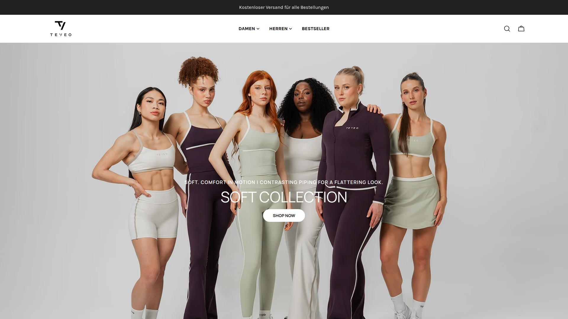 Screenshot teveoproducts.com