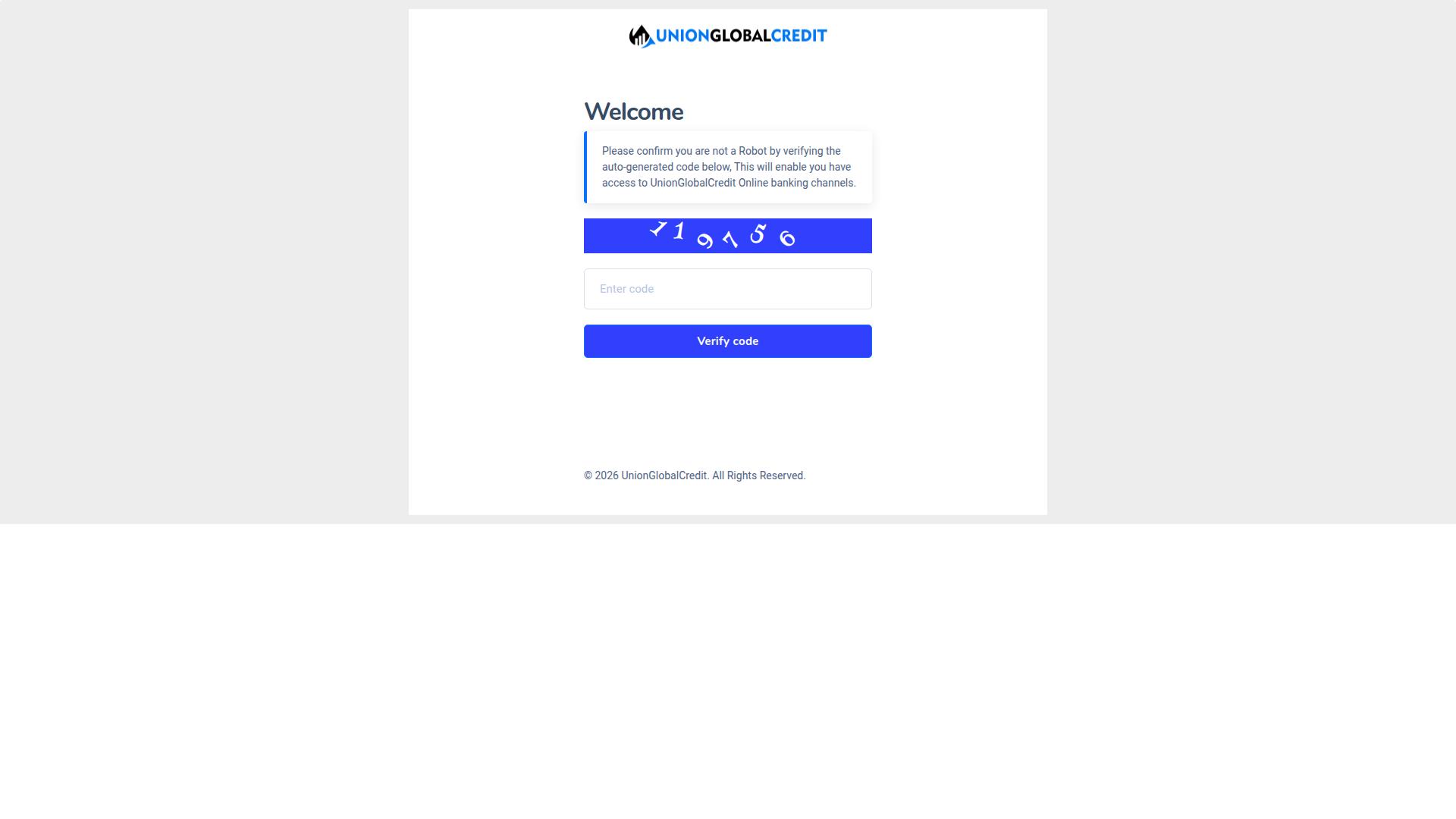 Screenshot unionglobalcredit.com