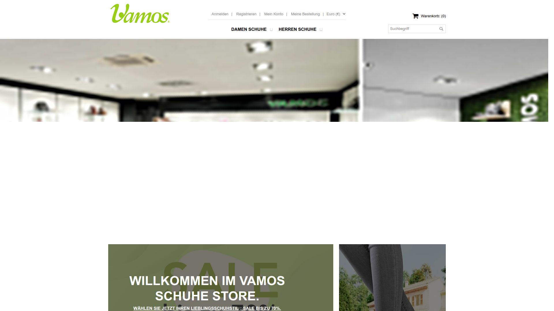 Screenshot vamosschuhedamen.com