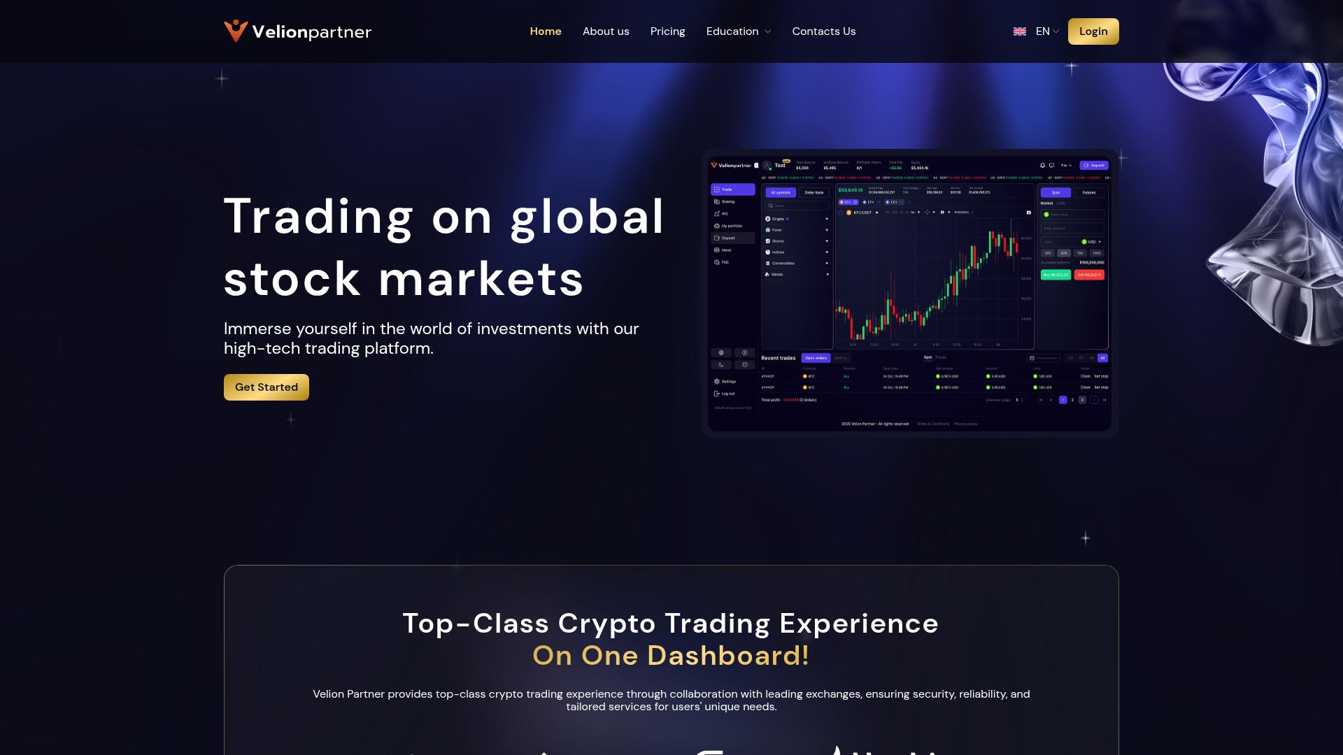 Screenshot velionpartner.net