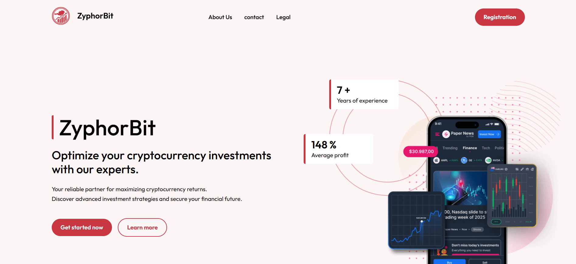Screenshot zyphorbit.at