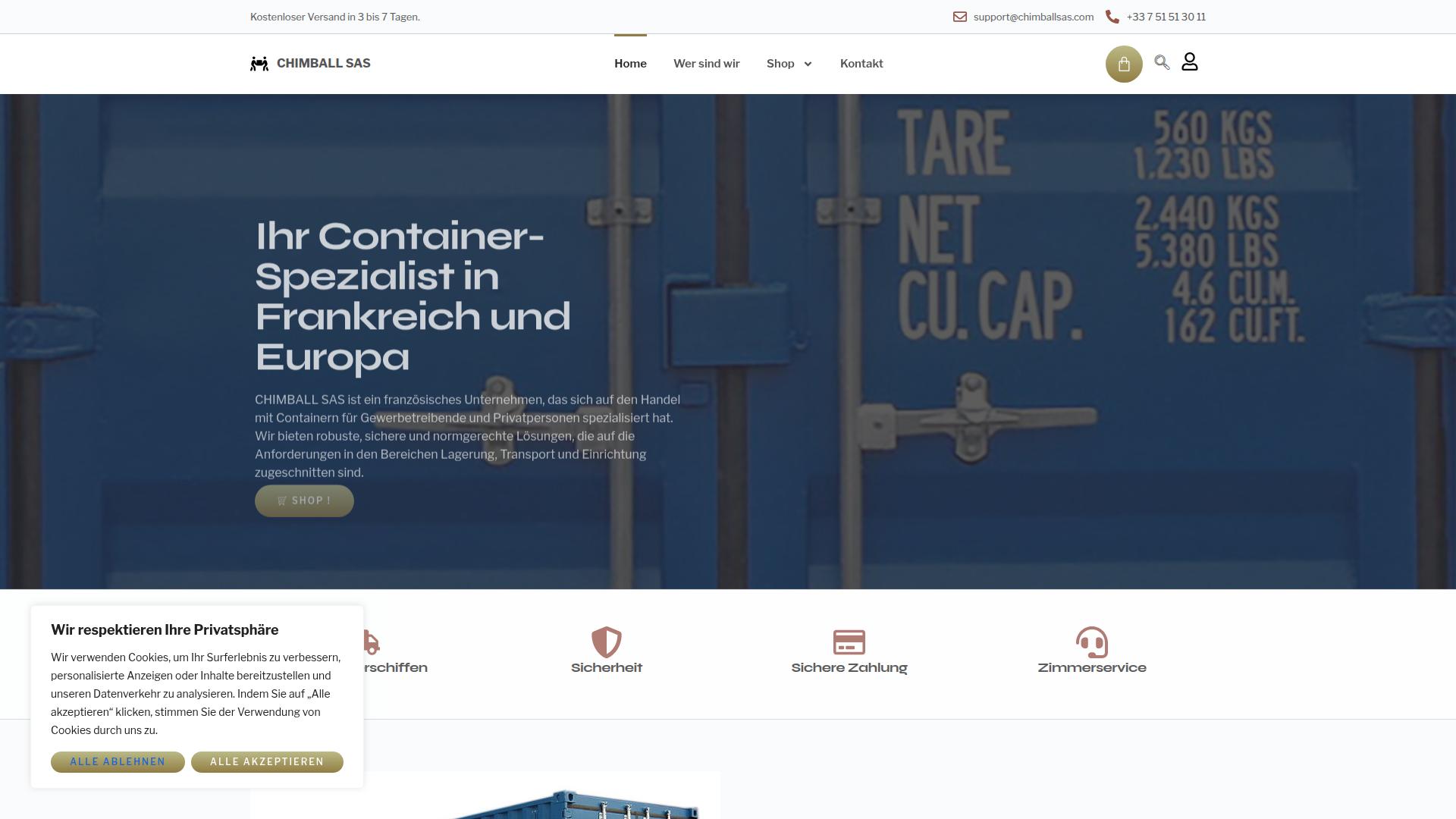 Screenshot chimballsas.com