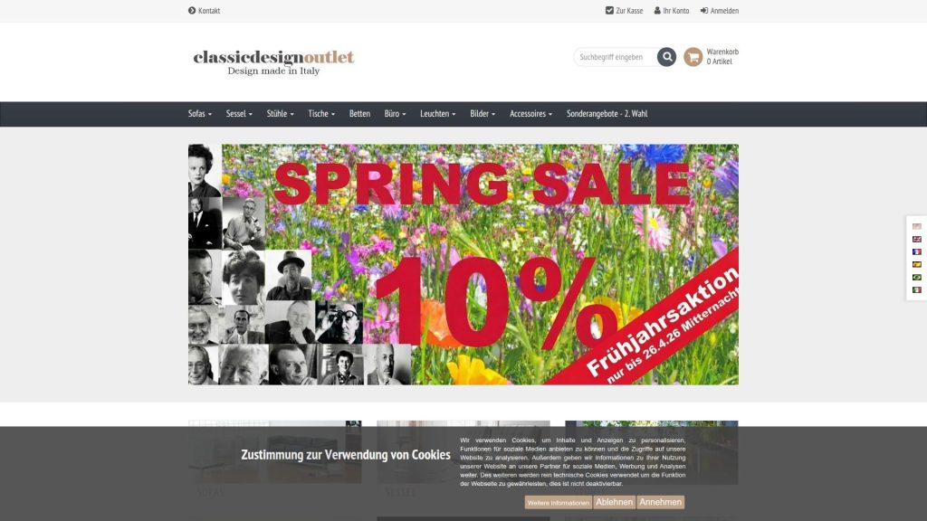classicdesignoutlet.com