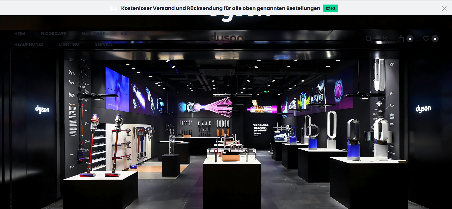 Screenshot dyson-de.de