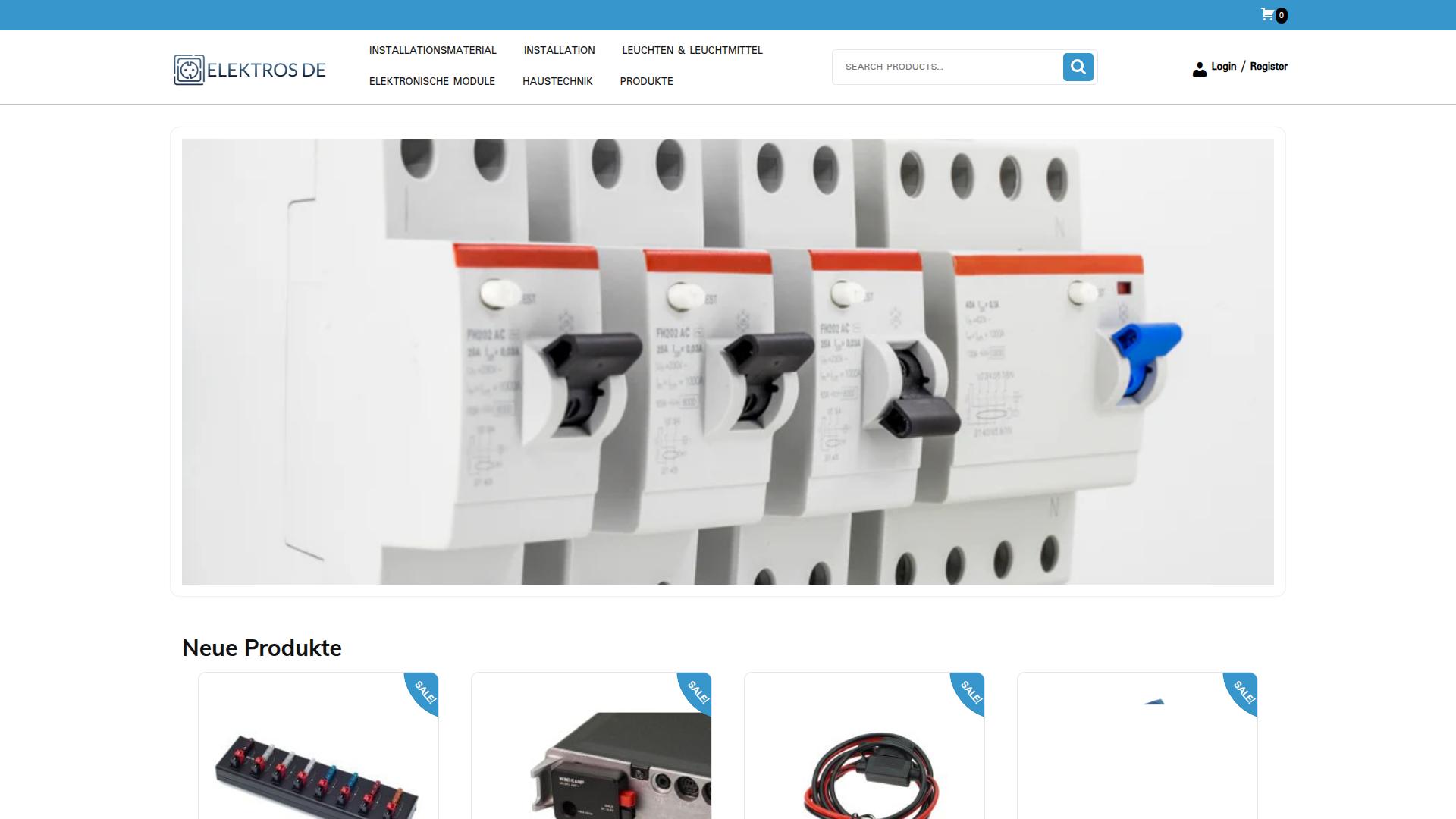 Screenshot elektrosde.com