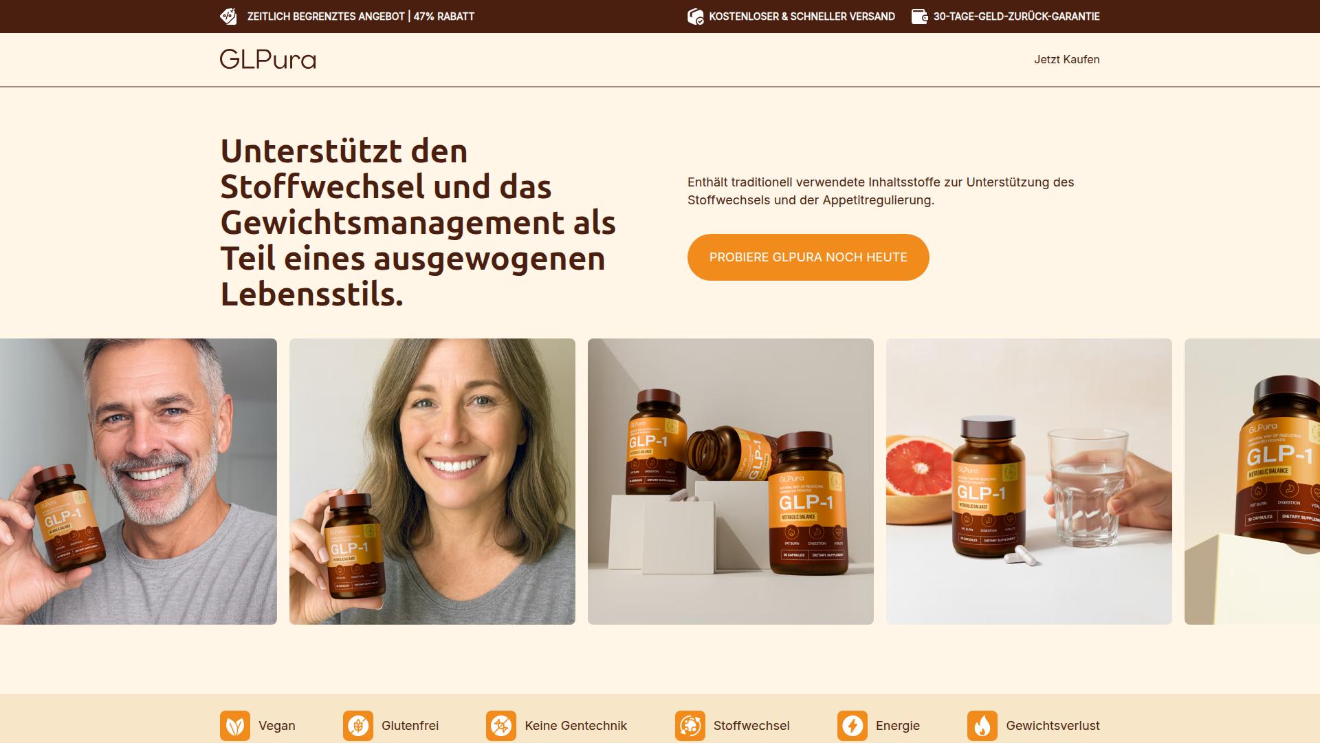 Screenshot glpura.com