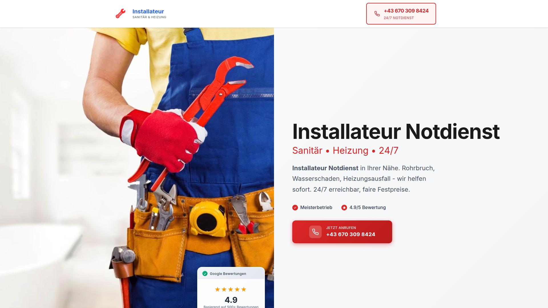 Screenshot installateur.lindens.at