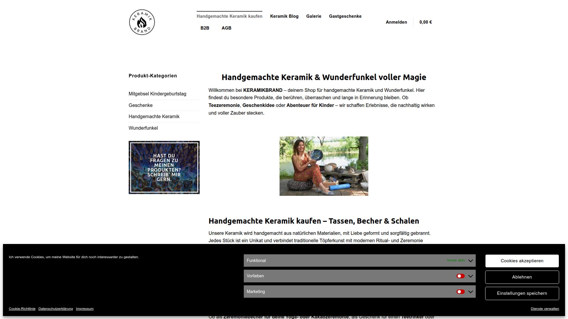 Screenshot keramikkde.pro