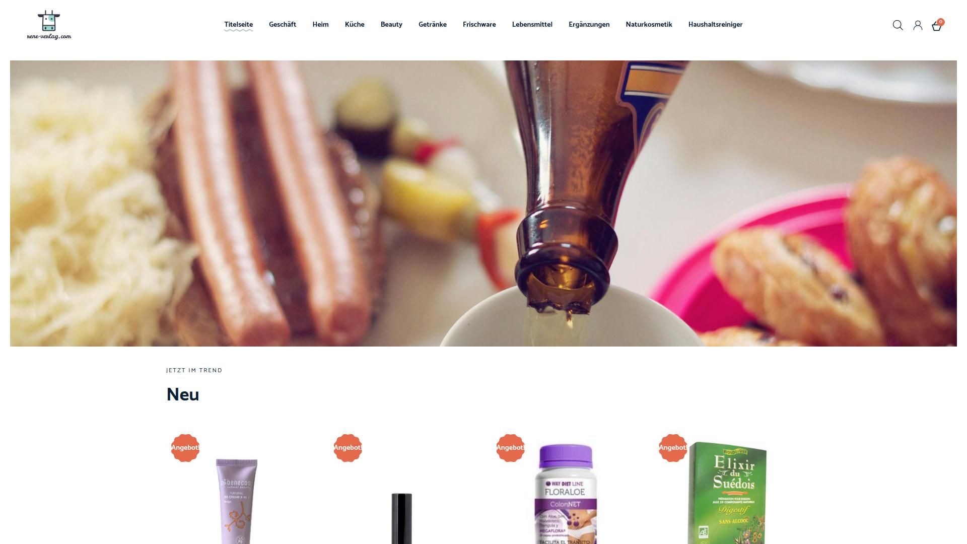 Screenshot rene-verlag.com