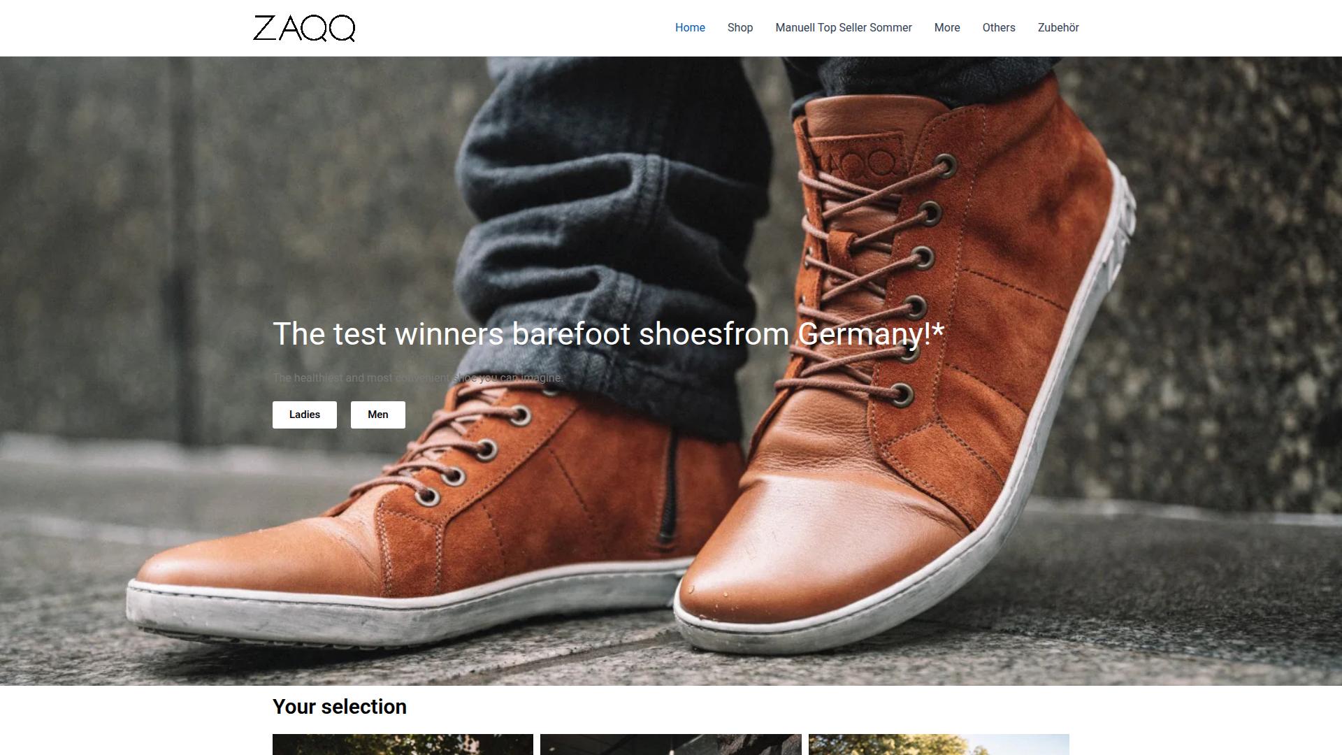 Screenshot shoessura.com