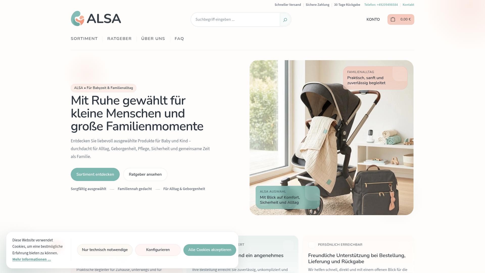 Screenshot alsa-shop.de