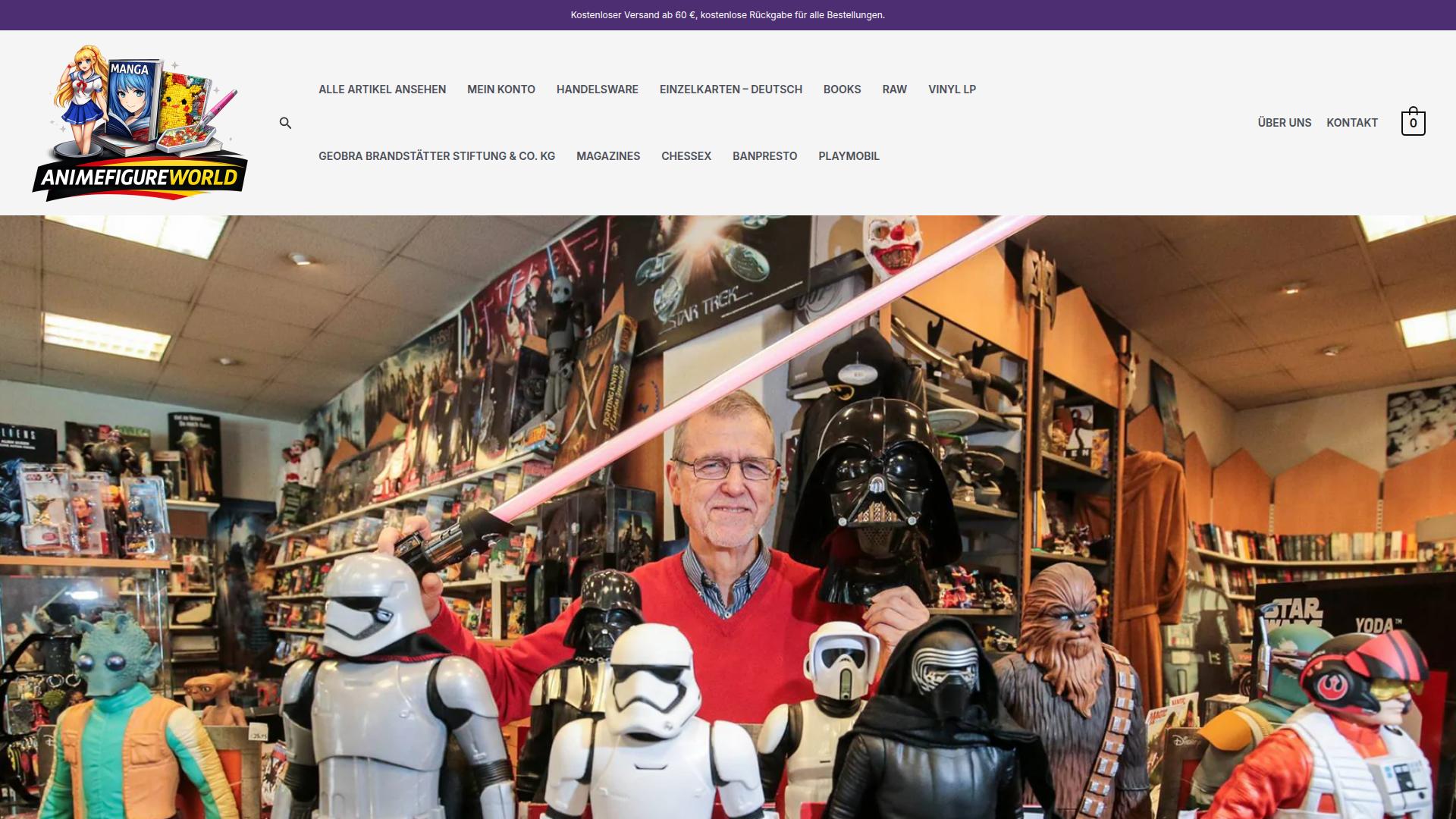 Screenshot animefigureworld.com