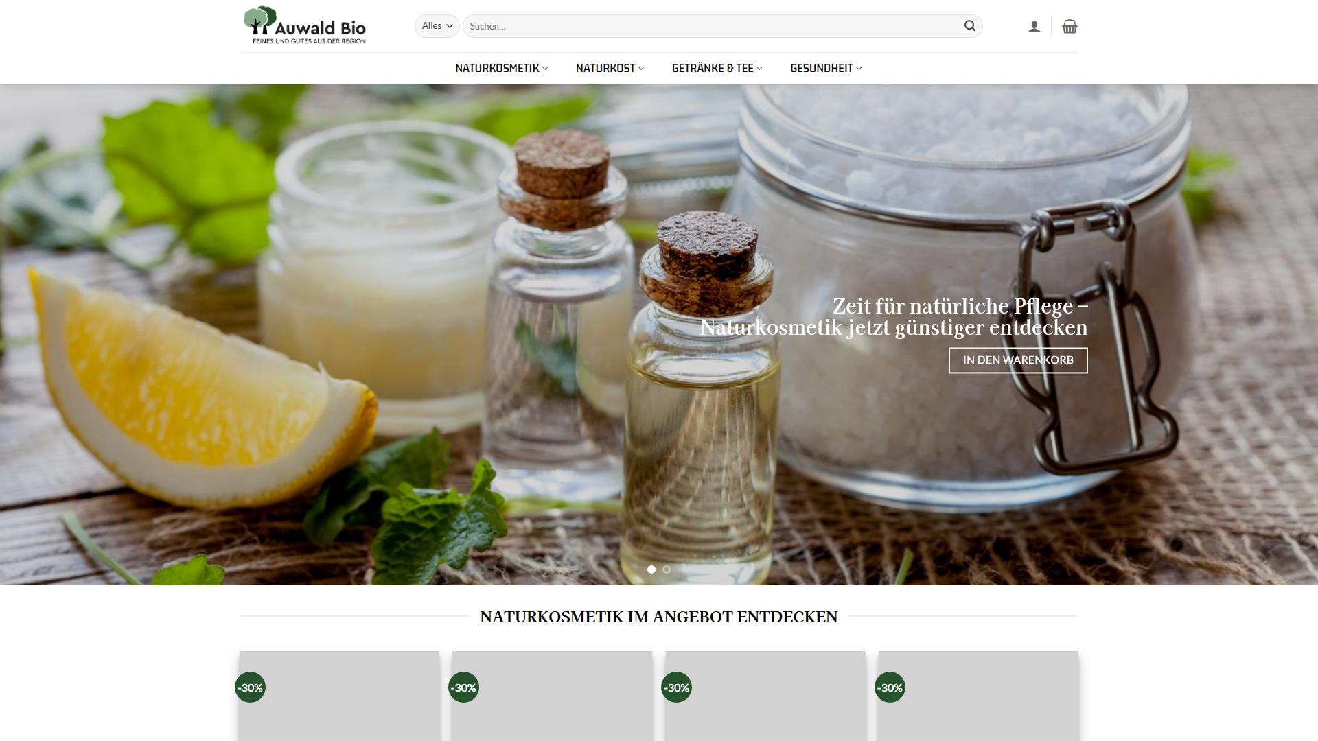 Screenshot auwaldbio-de.com