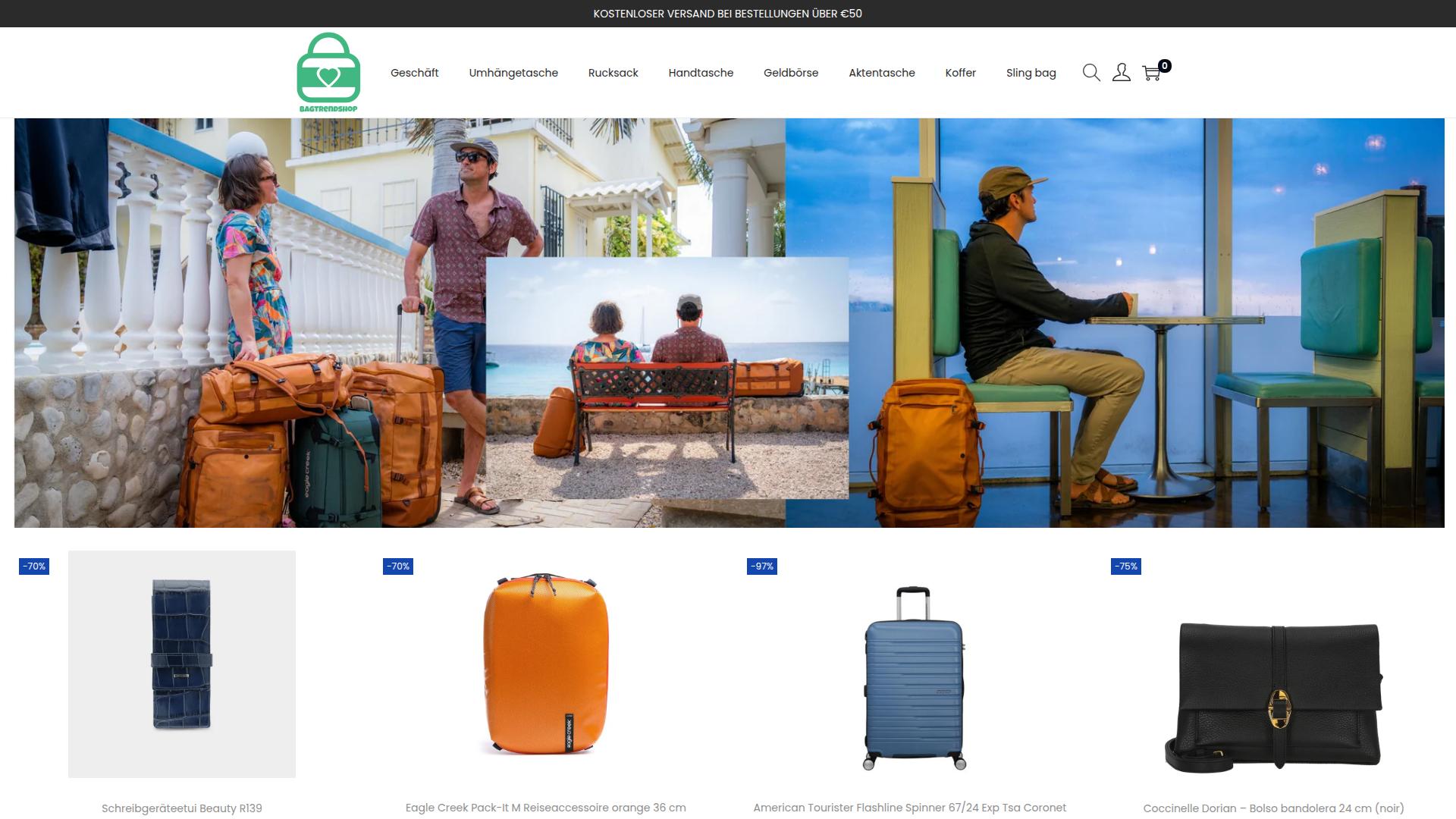 Screenshot bagtrendshop.com