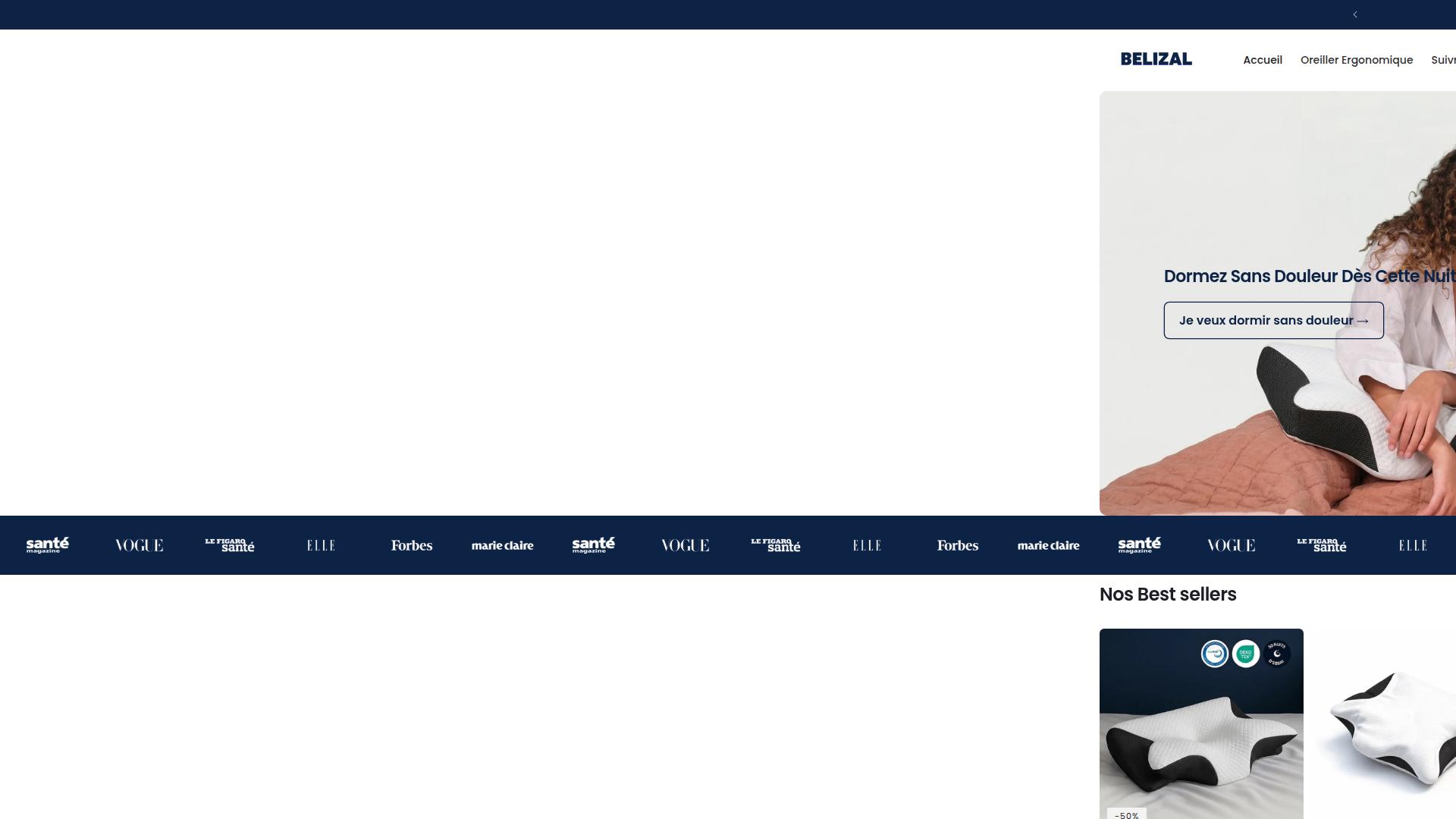 Screenshot belizal.com