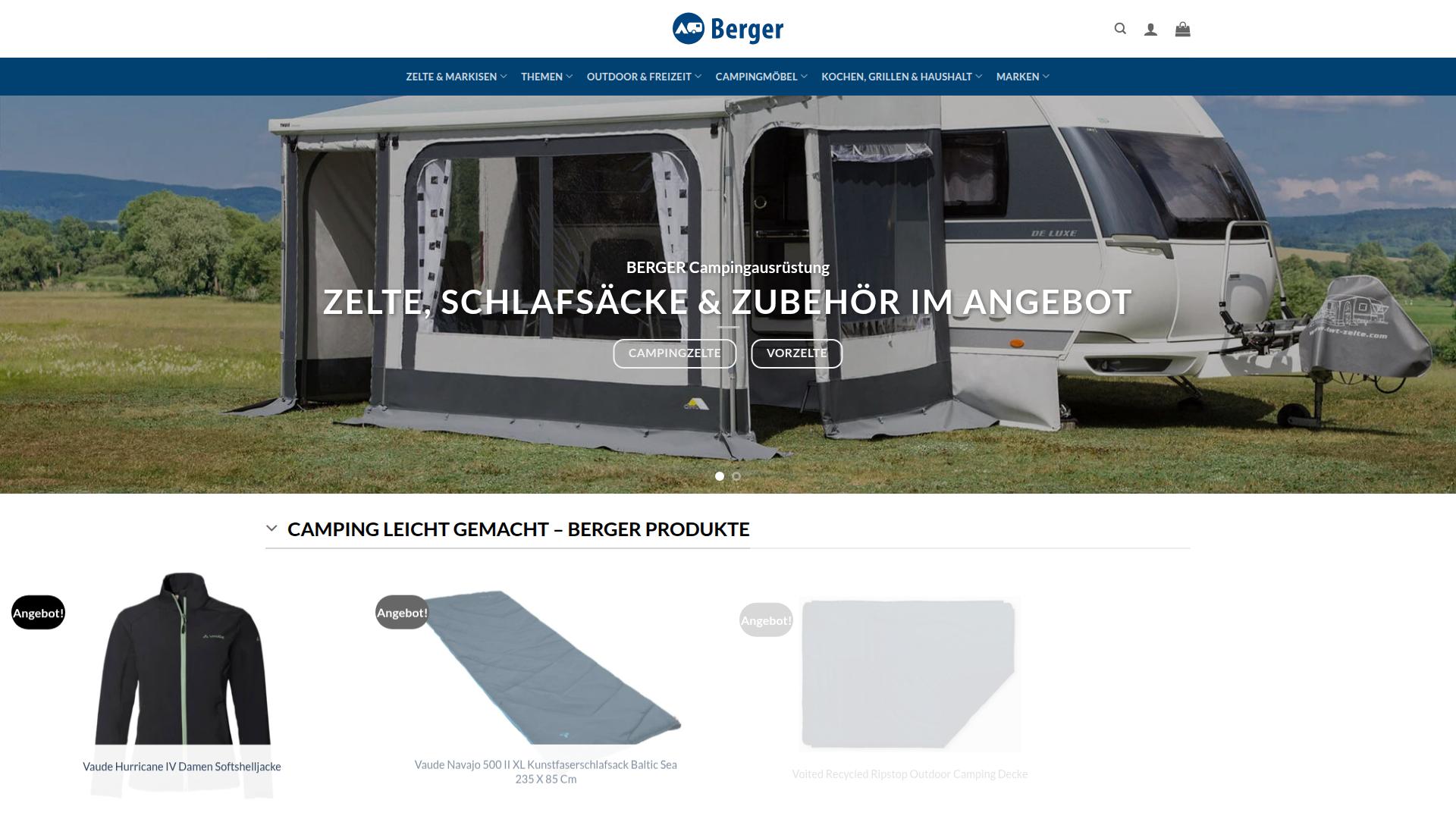 Screenshot berger-deals.com