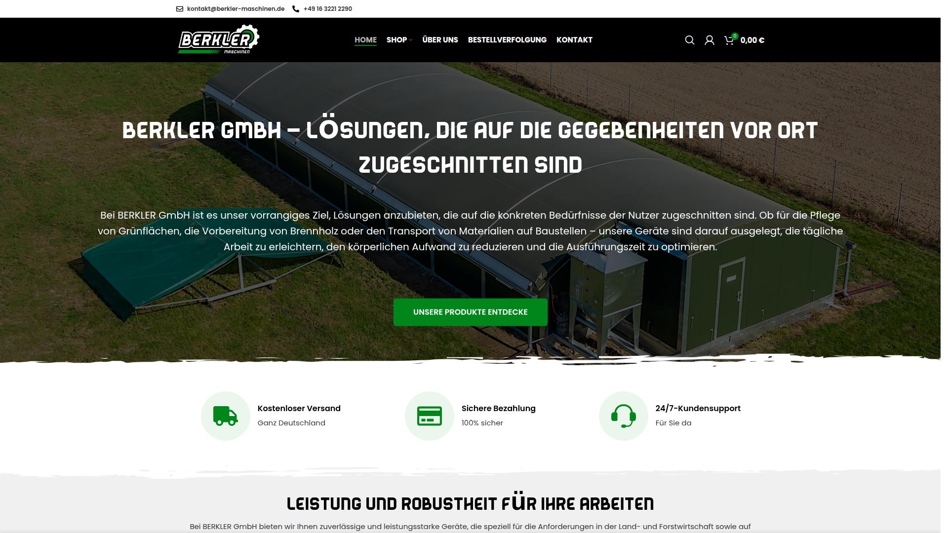 Screenshot berkler-maschinen.de