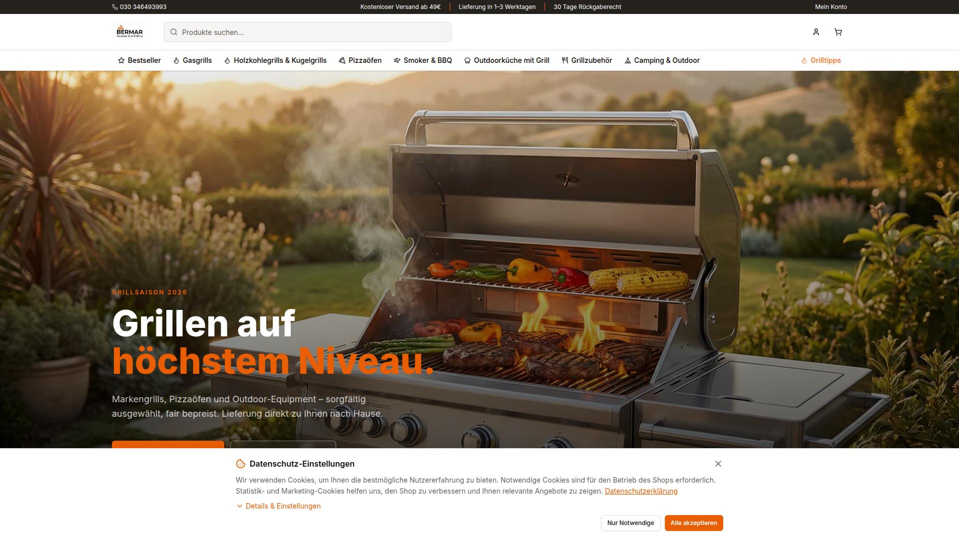 Screenshot berma-shop.com