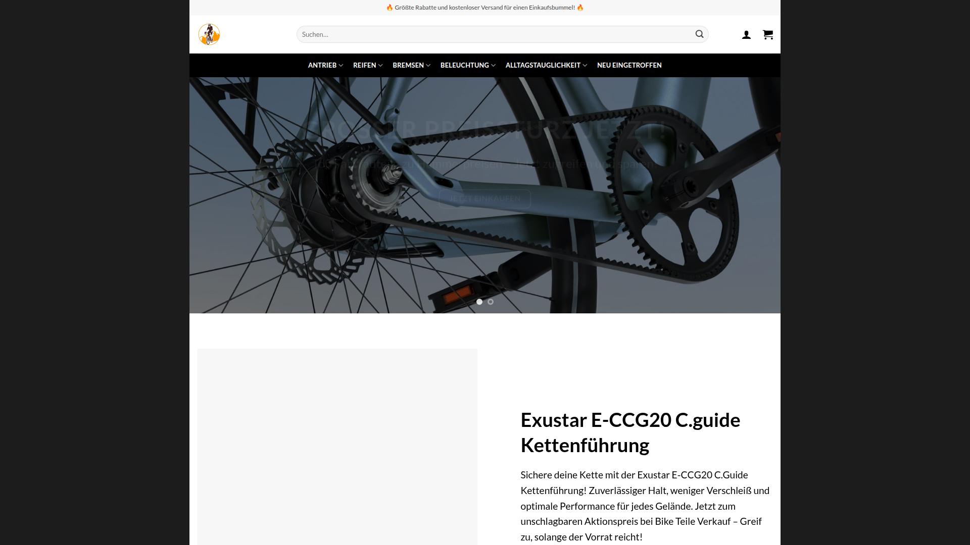 Screenshot bikepartsprofi.com