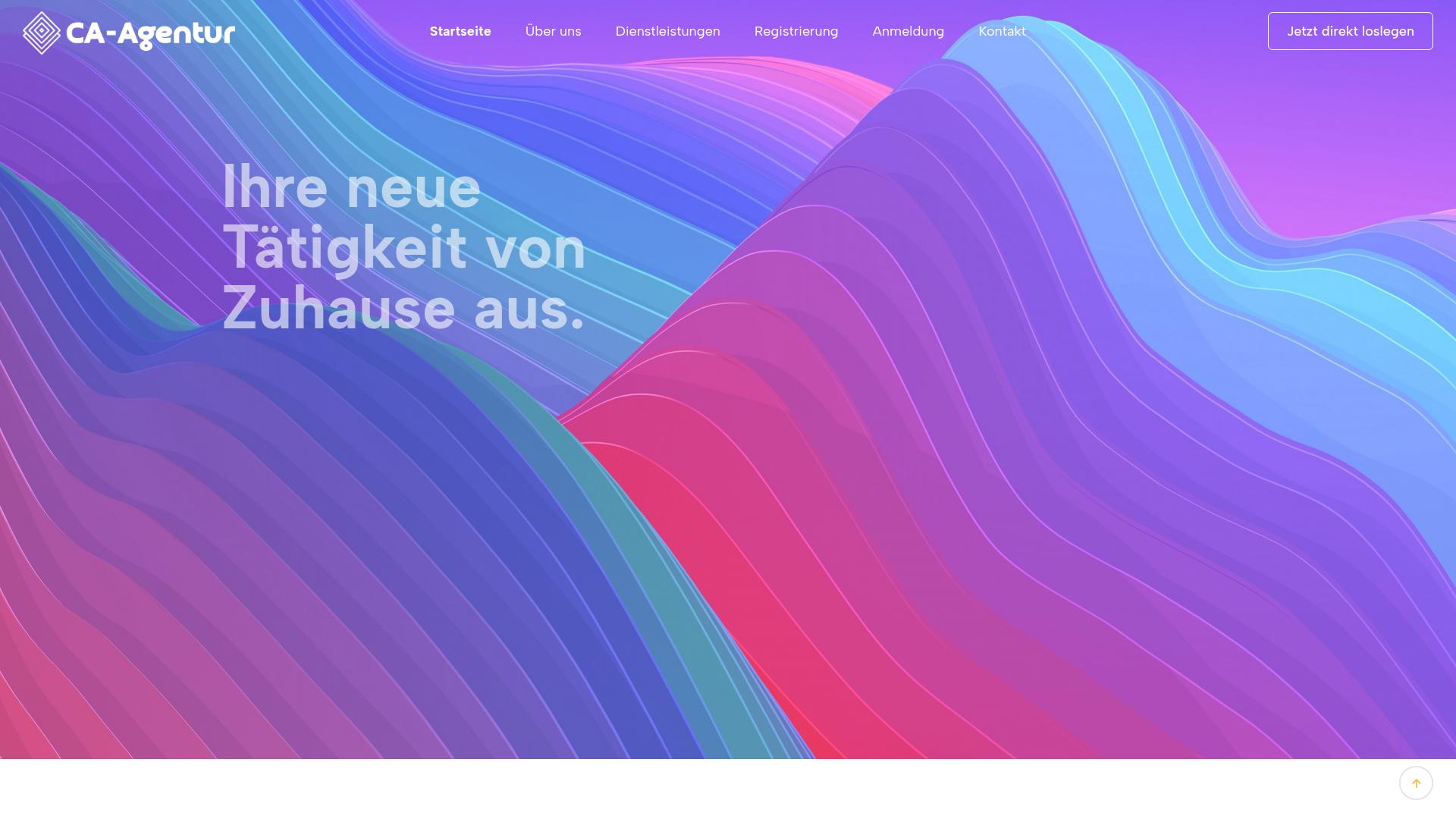 Screenshot ca-agentur.de