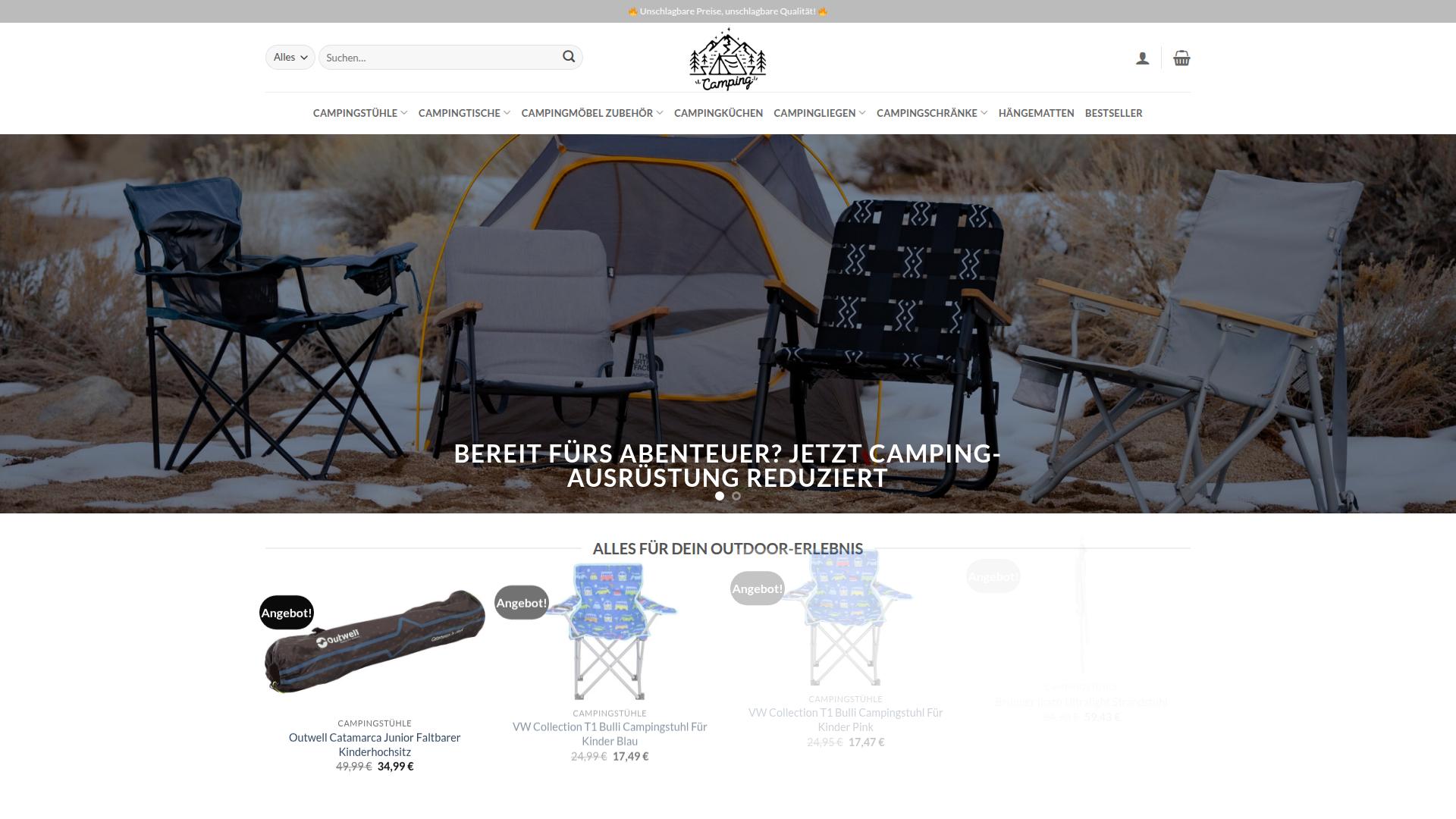 Screenshot campenwelt.com
