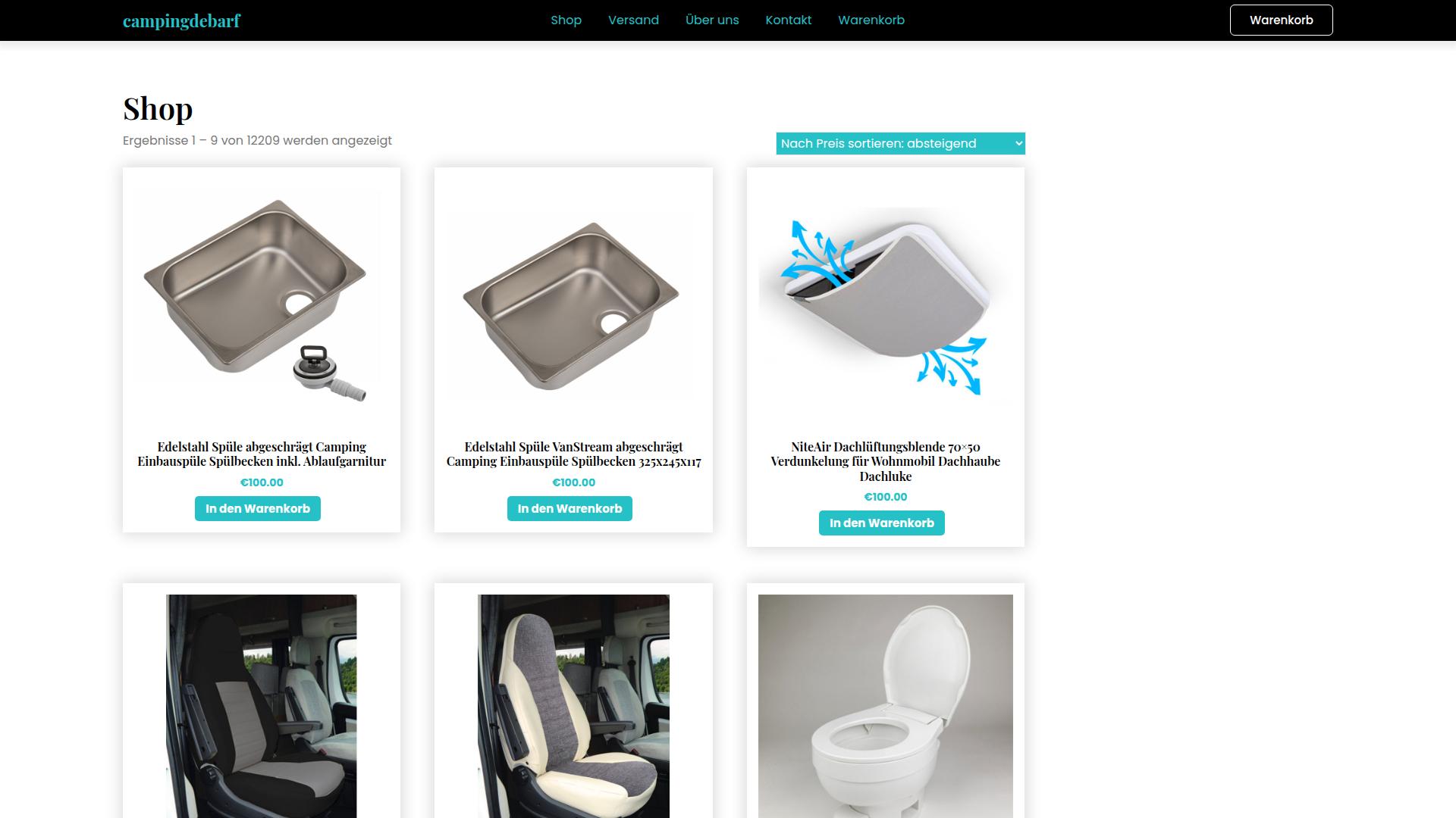 Screenshot campingdebarf.com