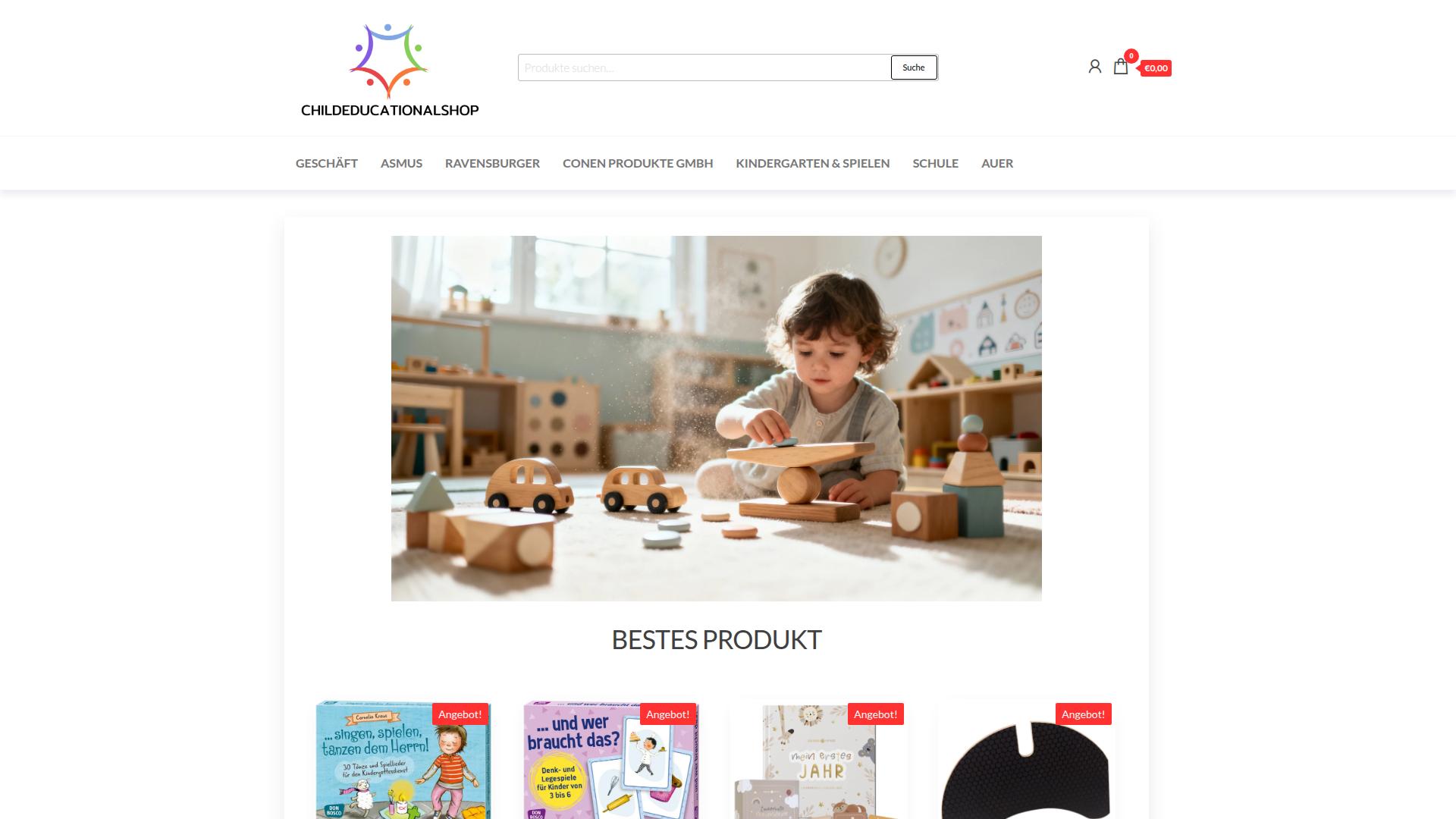 Screenshot childeducationalshop.com