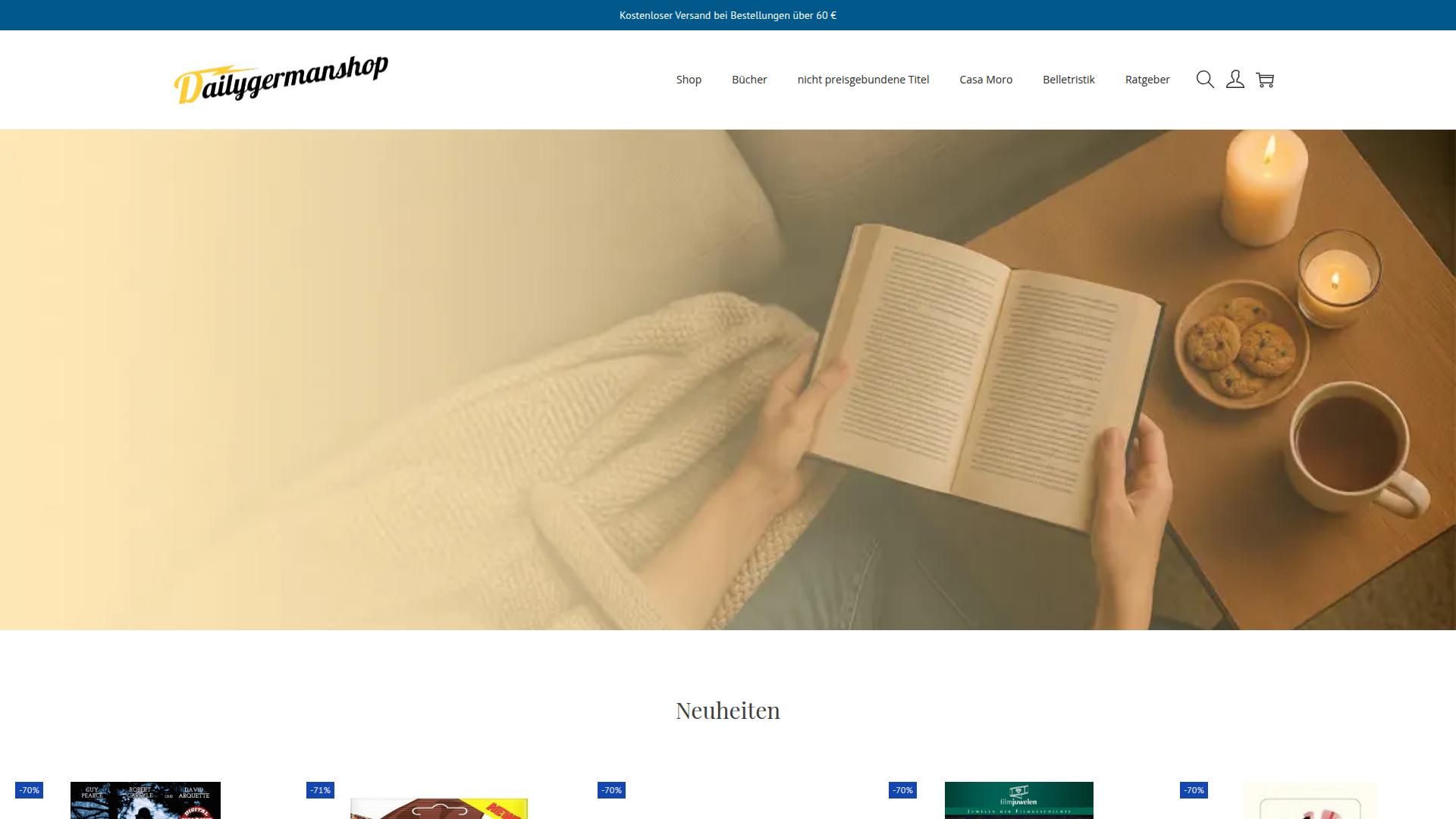 Screenshot dailygermanshop.com