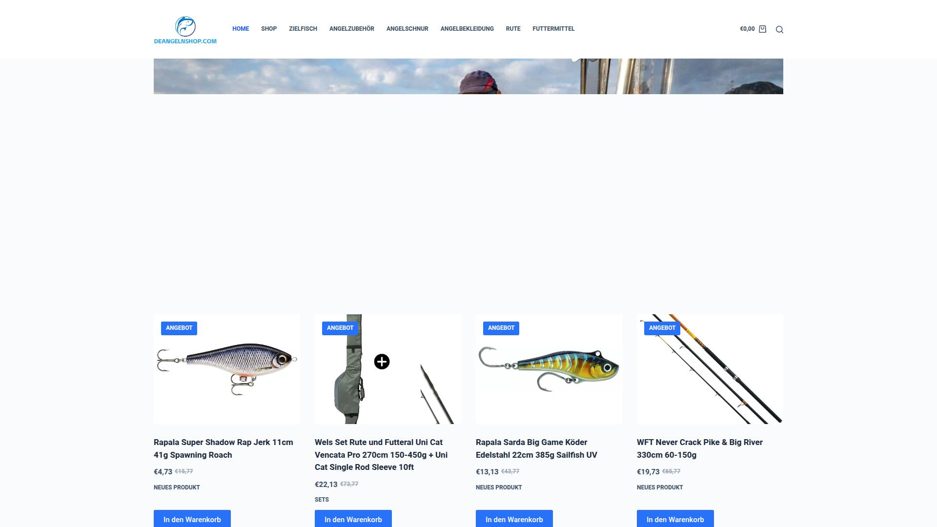 Screenshot deangelnshop.com