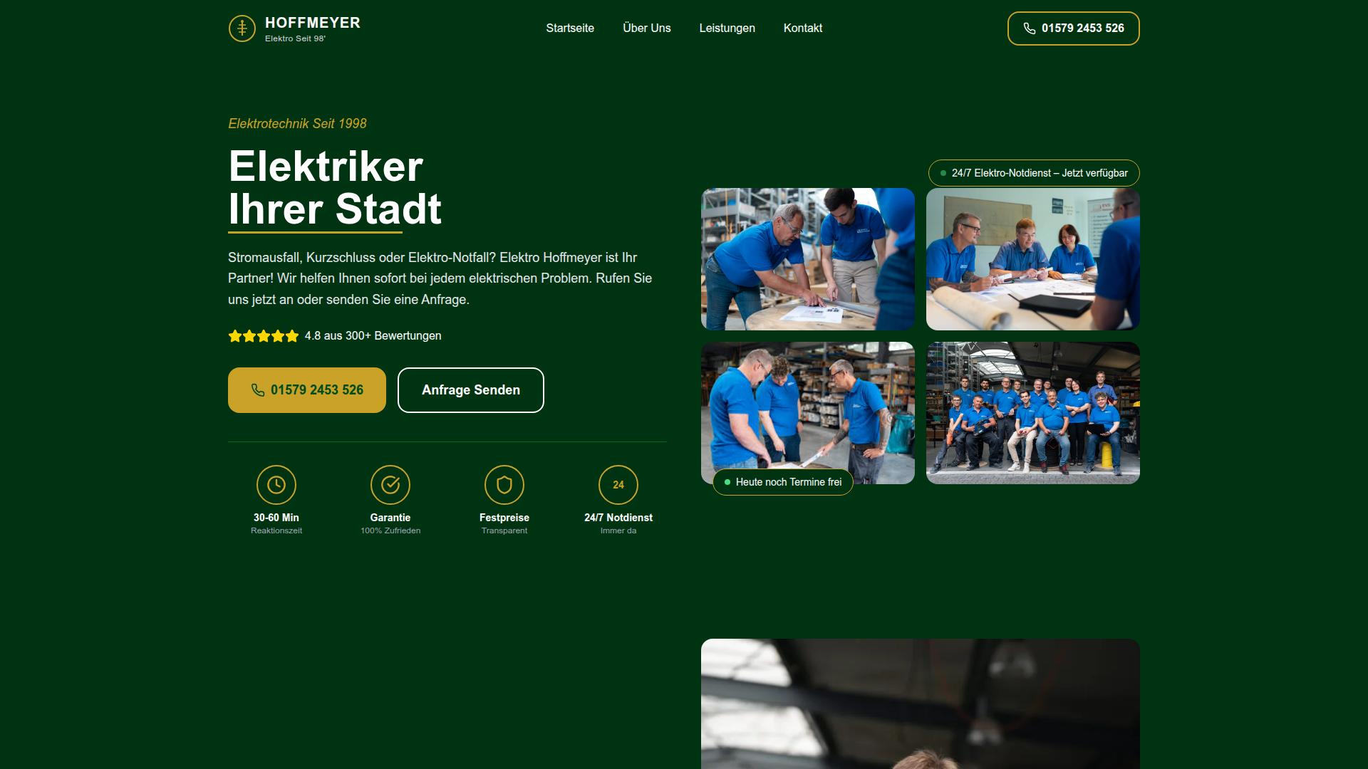 Screenshot elektriker-hoffmeyer.de