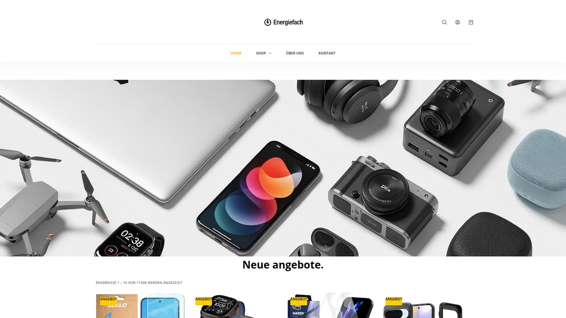 Screenshot energiefach.com