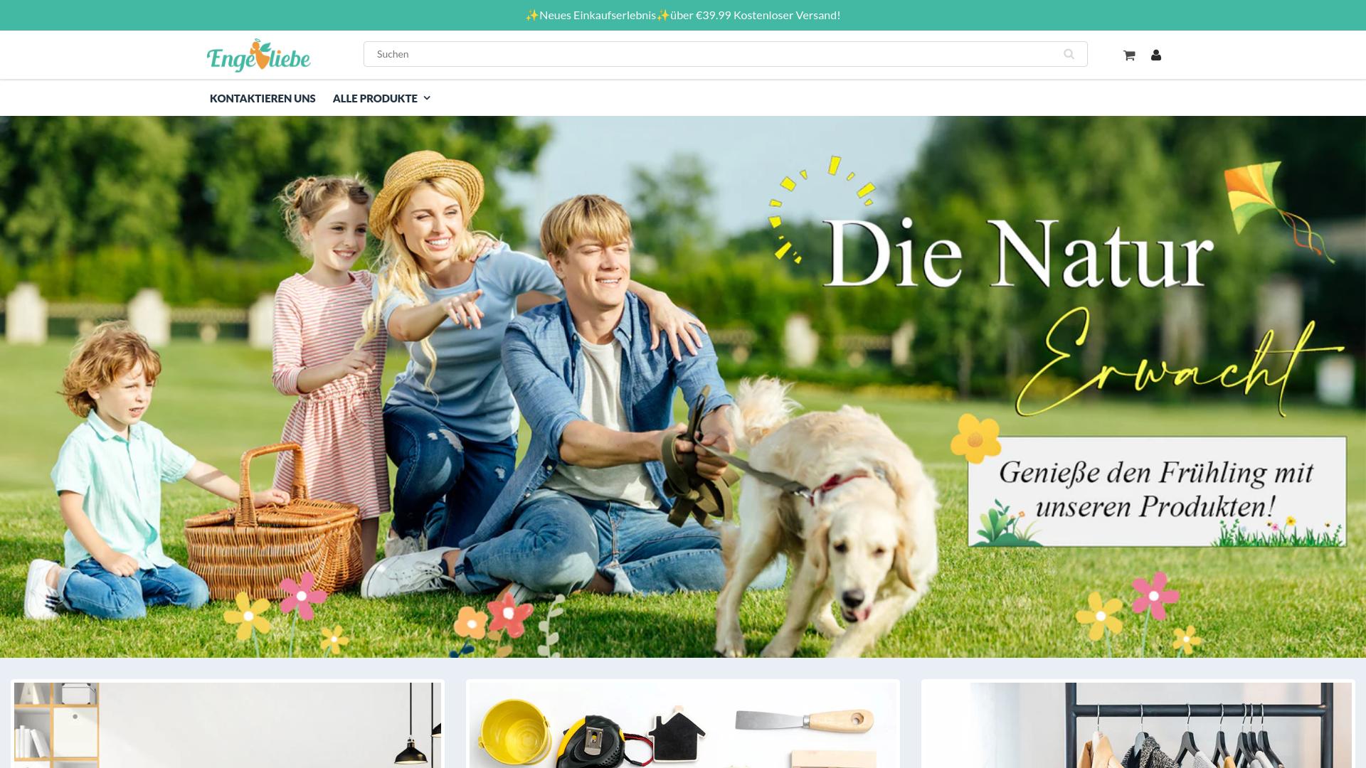 Screenshot engeliebe.de