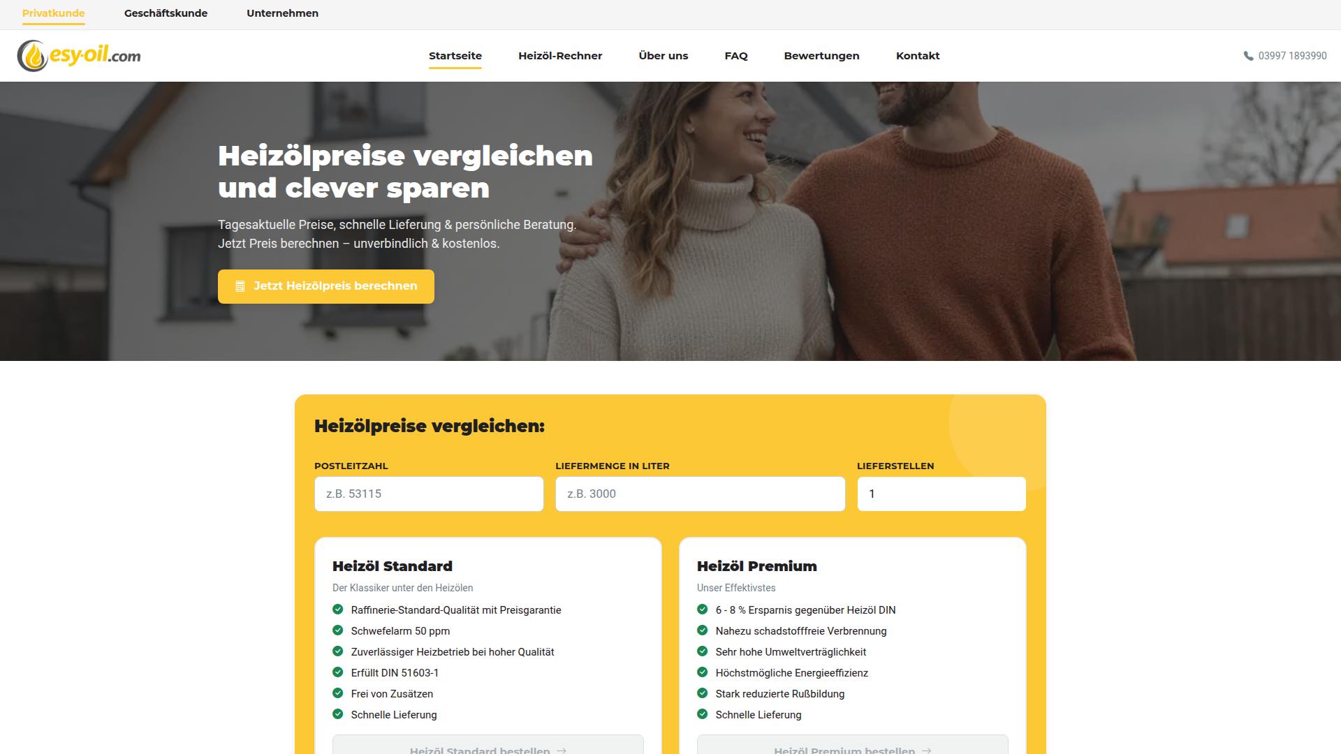 Screenshot esy-oil.com