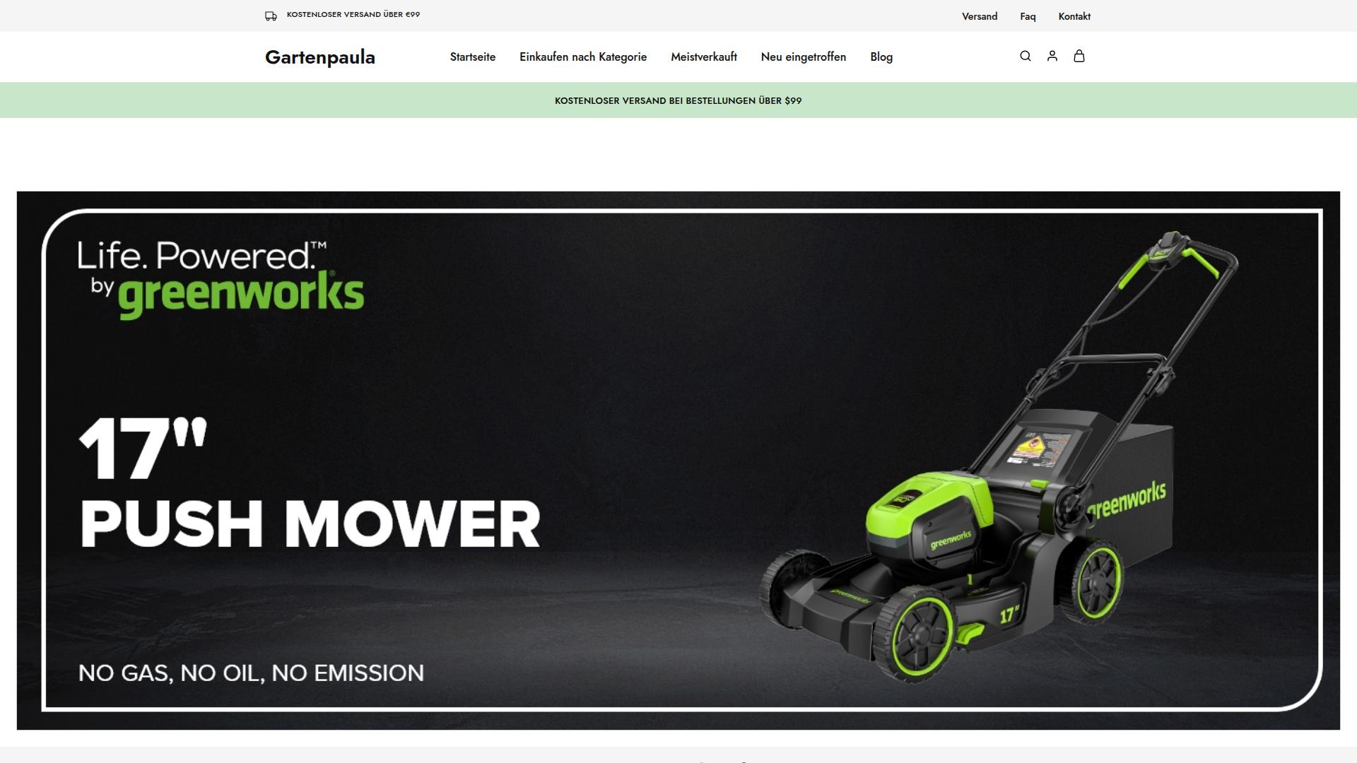 Screenshot gartenpaula.de