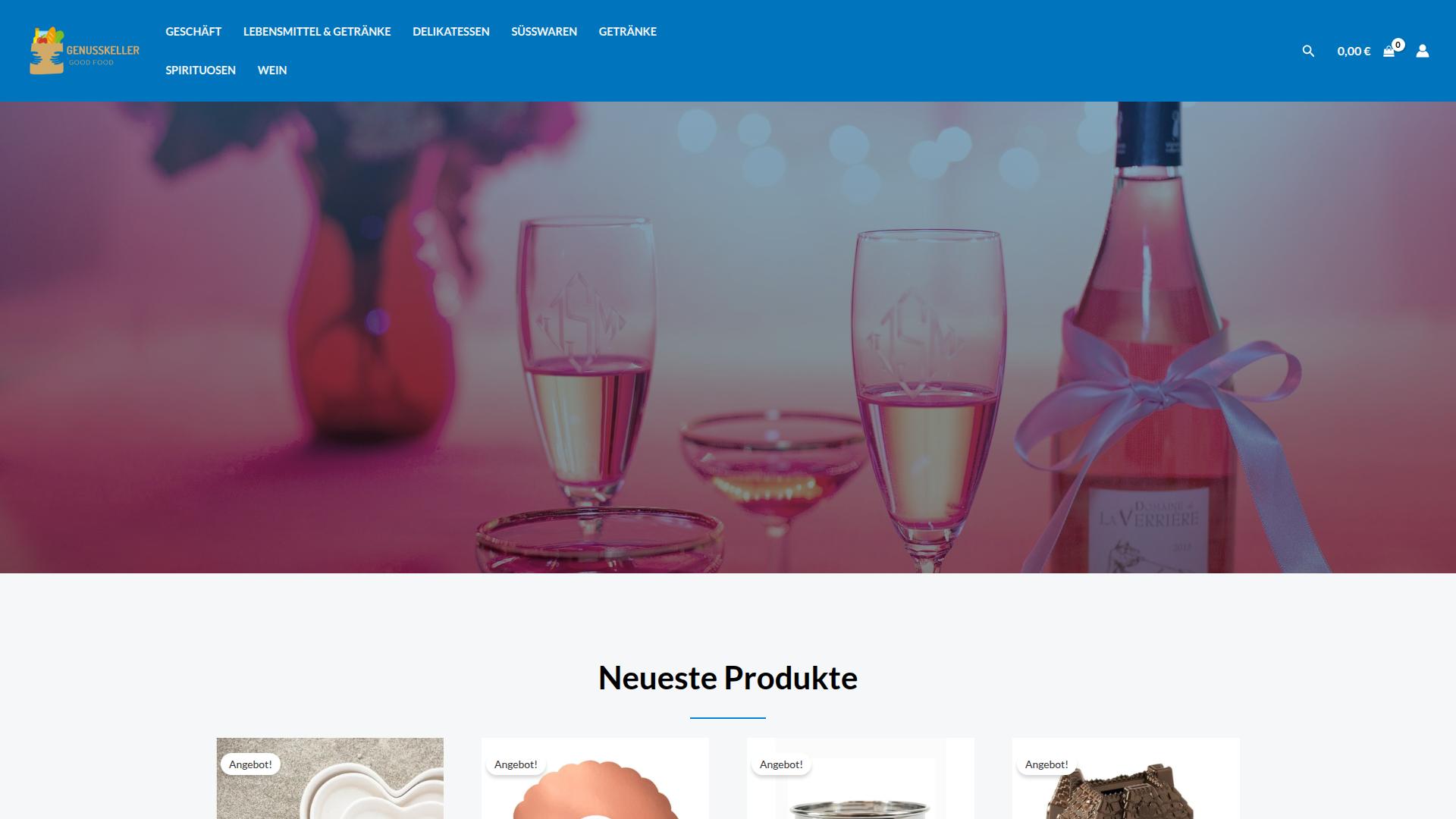 Screenshot genusskeller.com