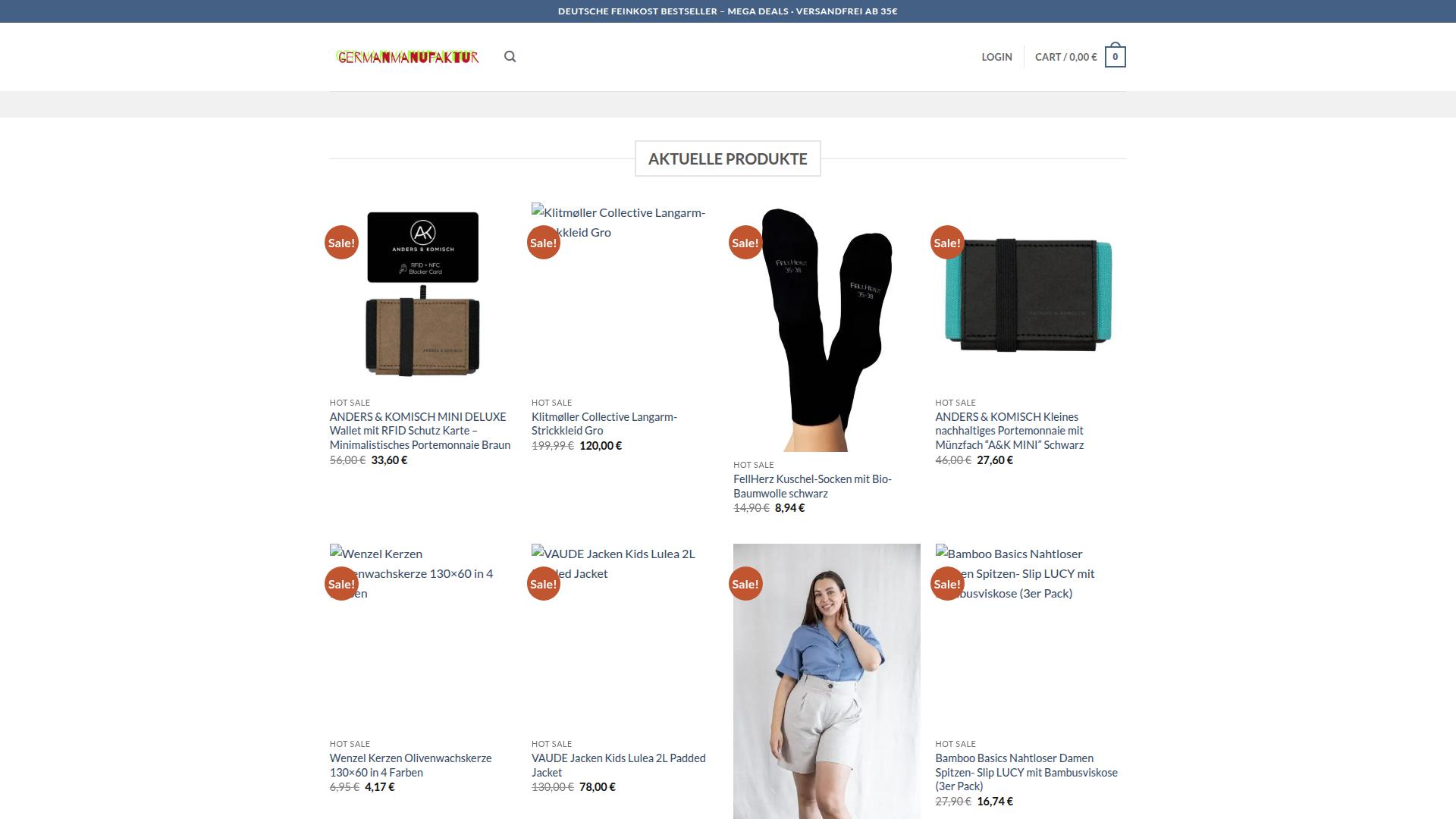 Screenshot germanmanufaktur.de