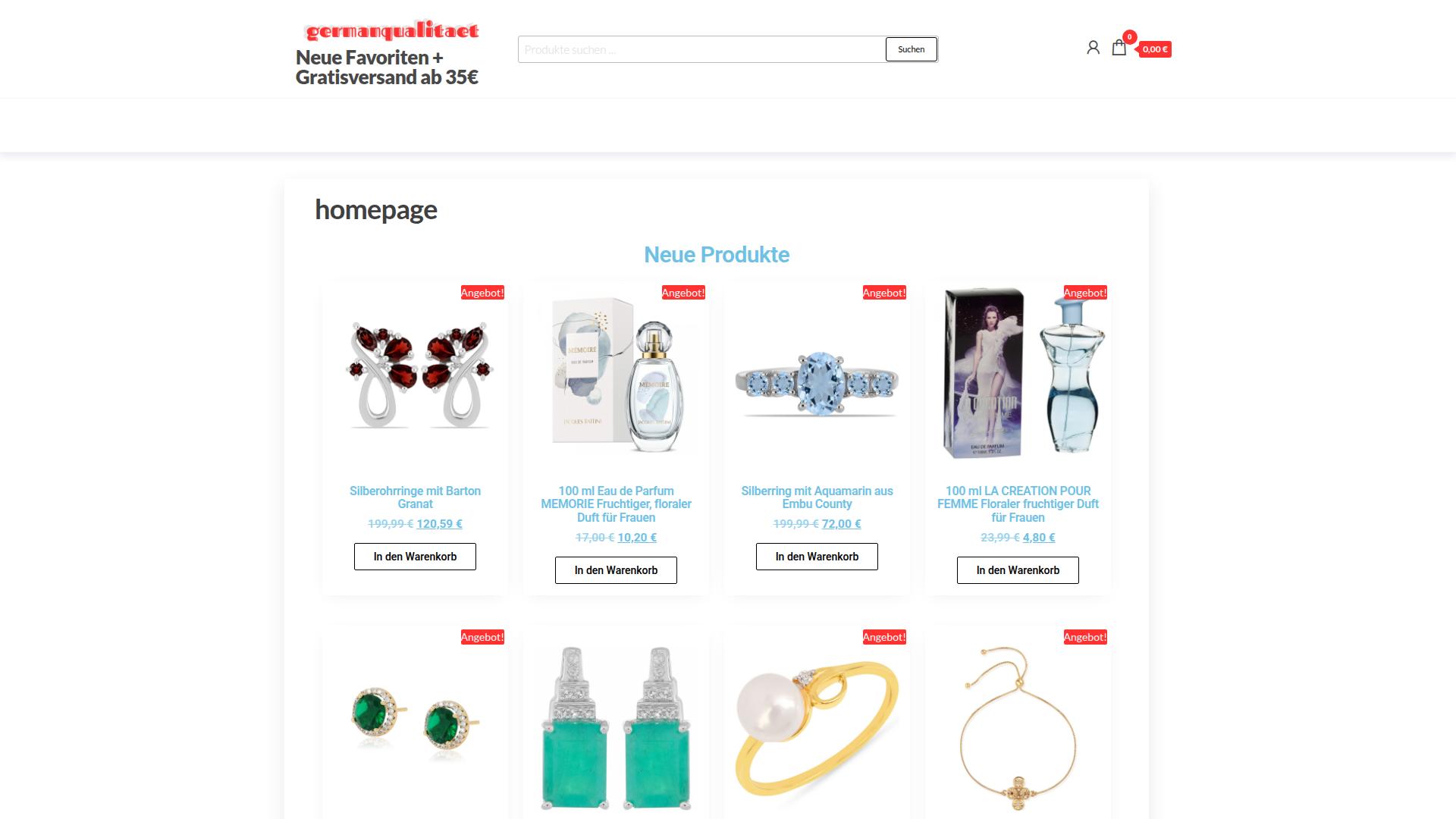 Screenshot germanqualitaet.de