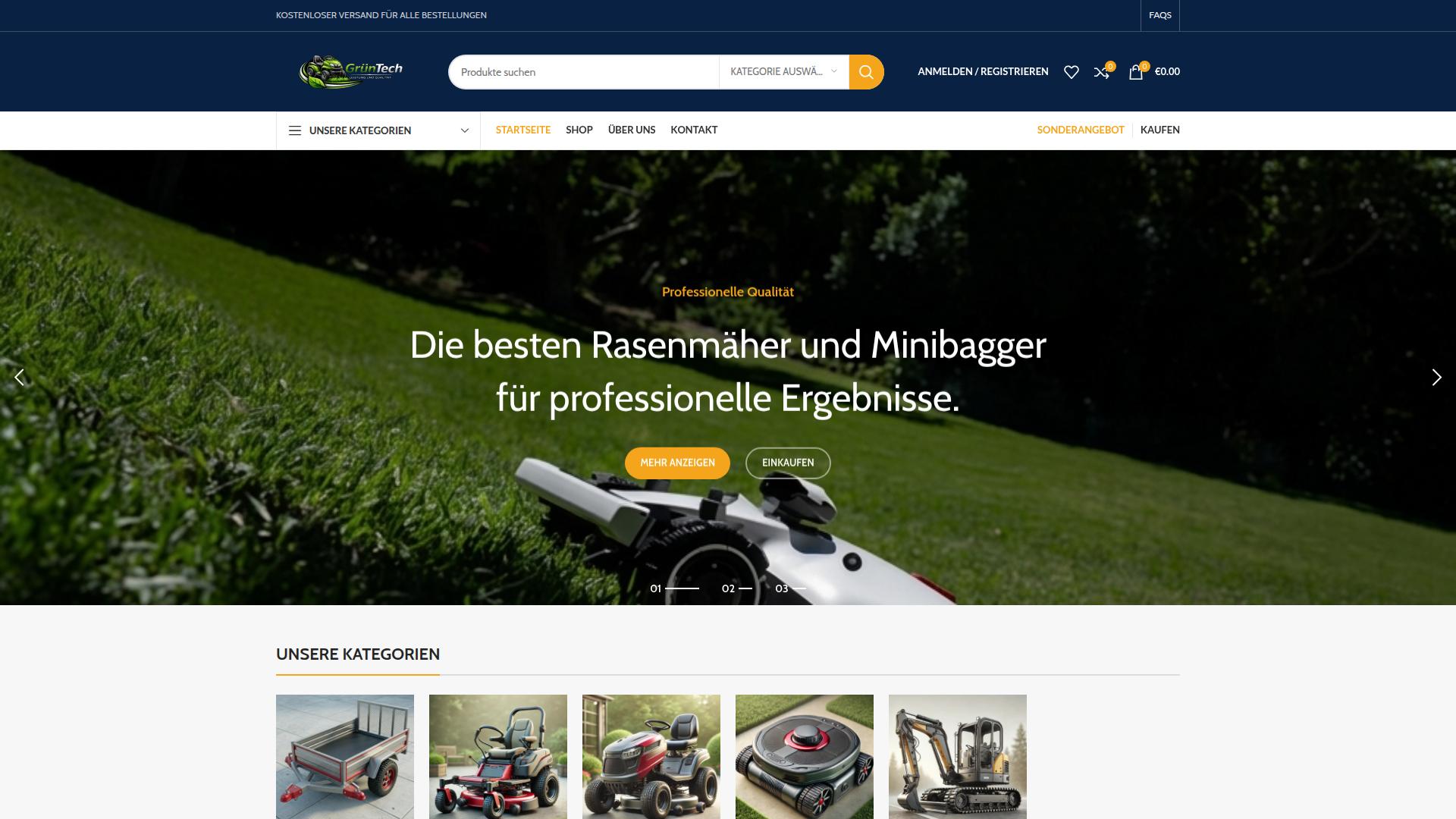 Screenshot gruntechde.com