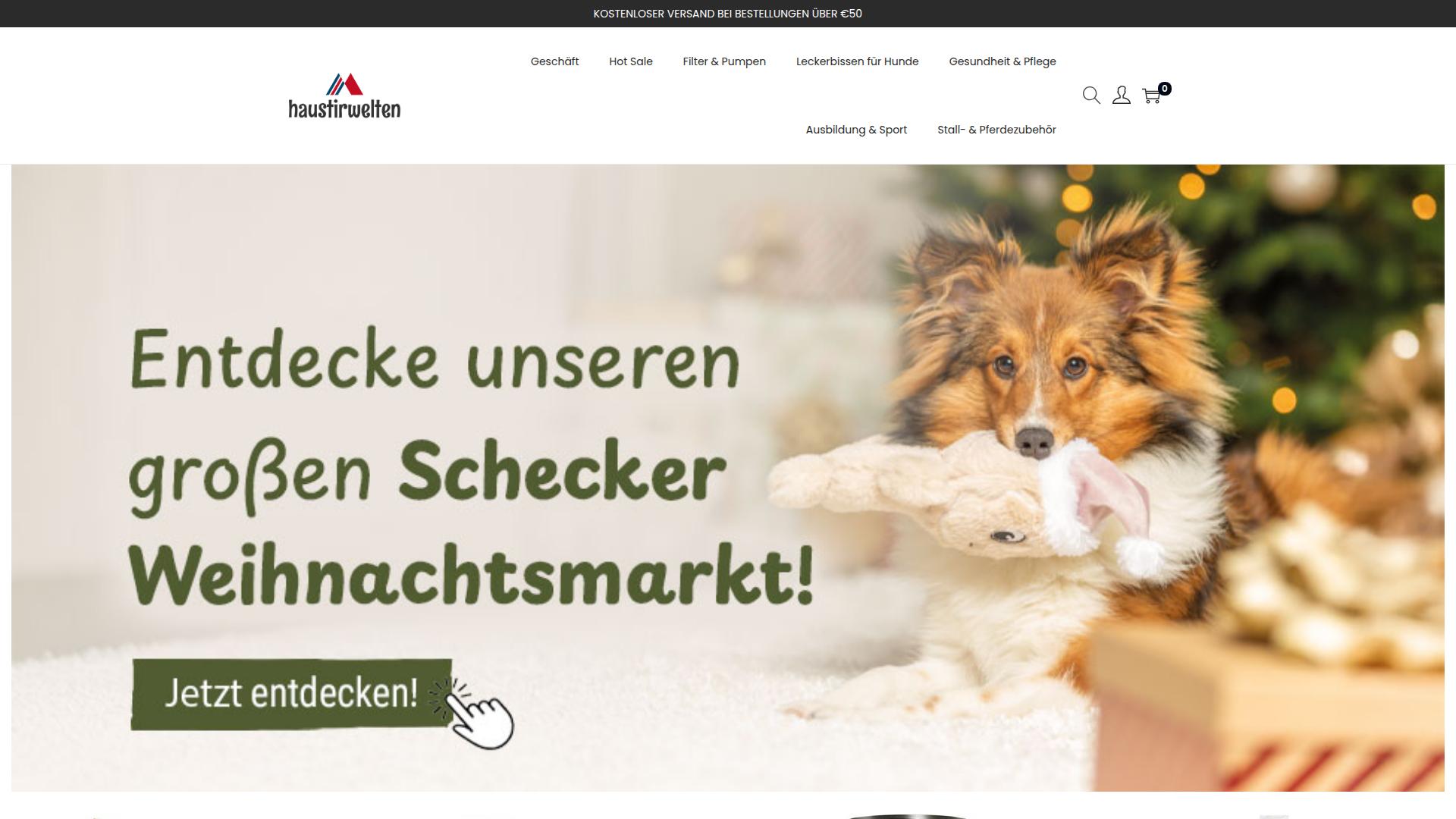 Screenshot haustirwelten.de