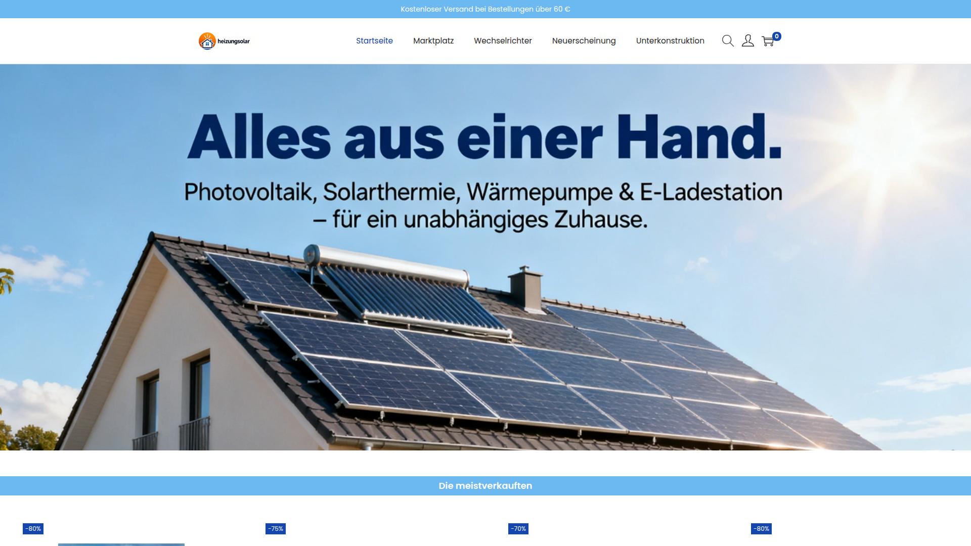 Screenshot heizungsolar.com