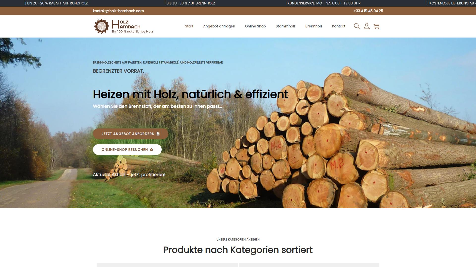 Screenshot holz-hambach.com