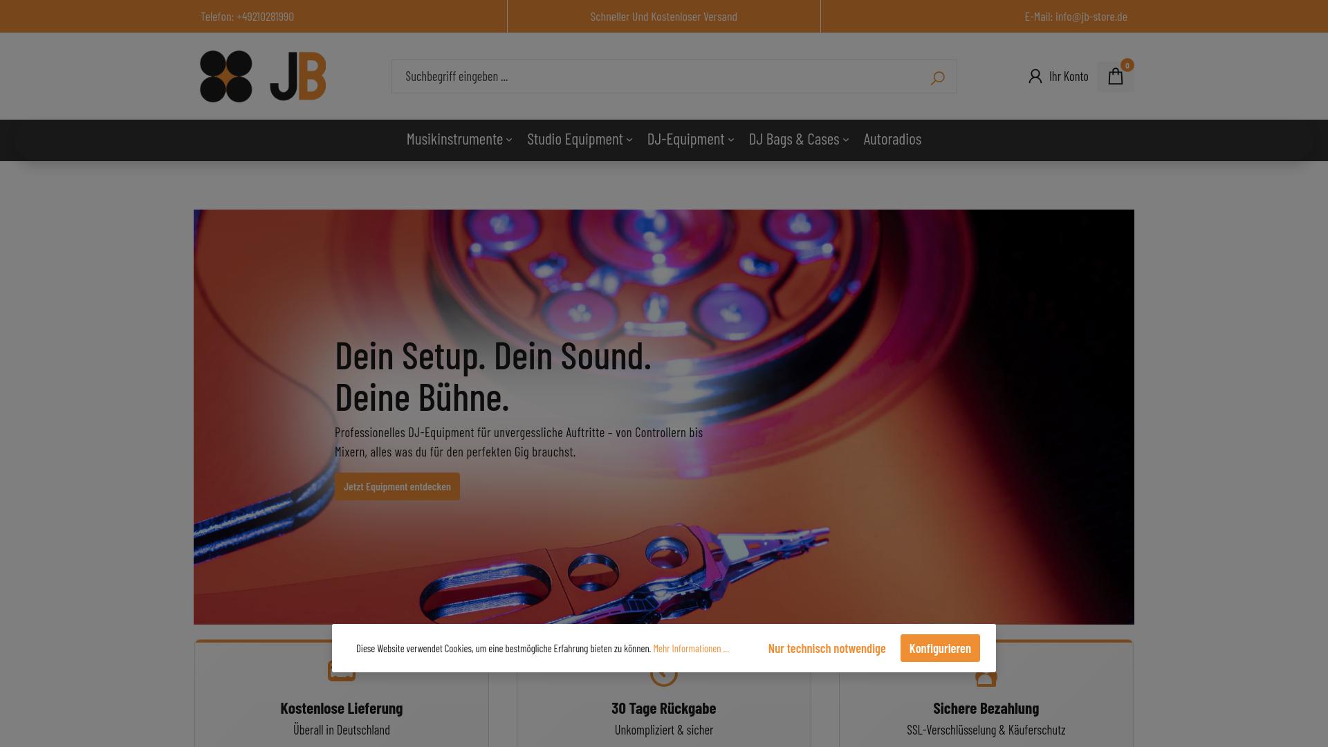 Screenshot jb-store.de
